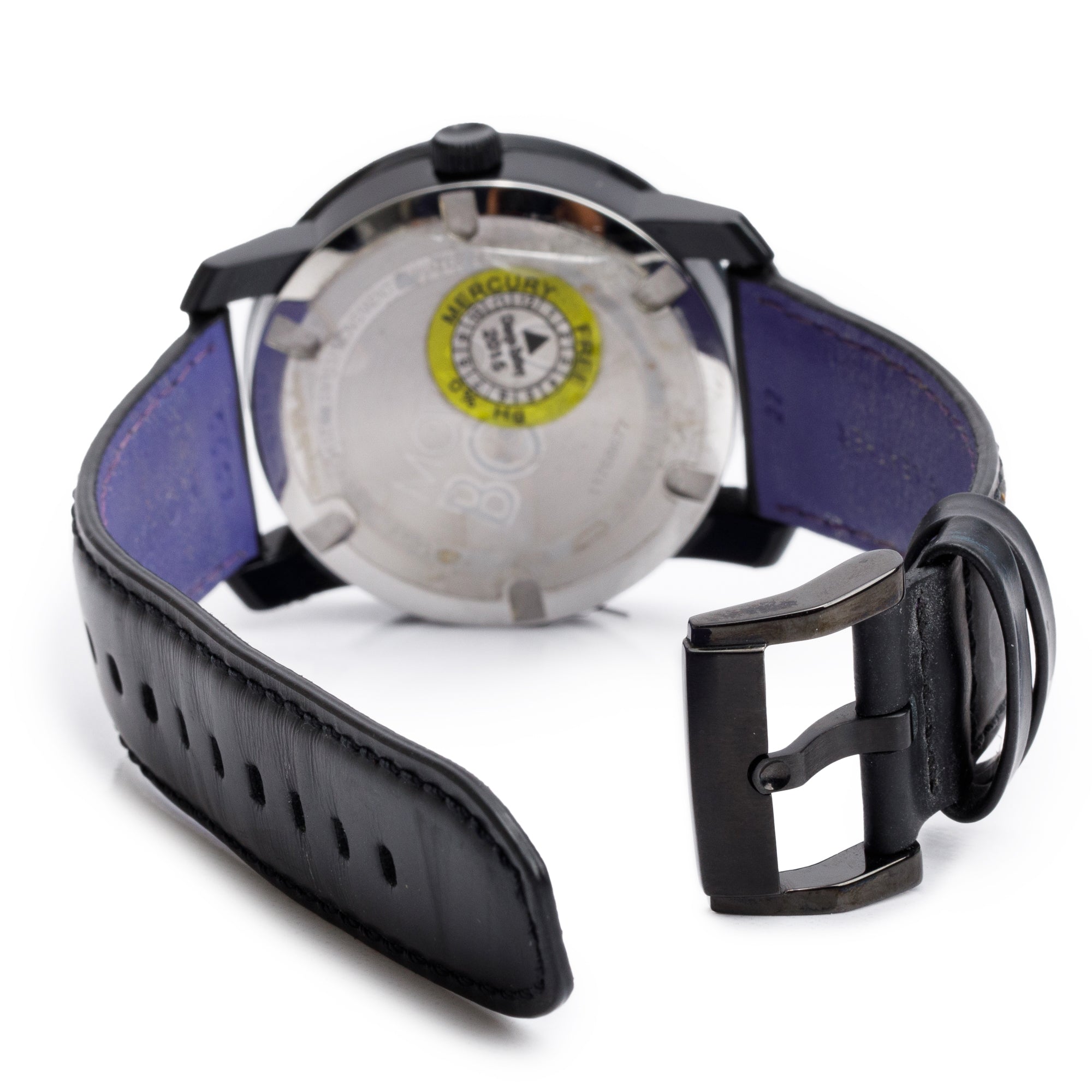 Movado Stainless Steel & Black PVD Bold 42 MM Quartz Watch