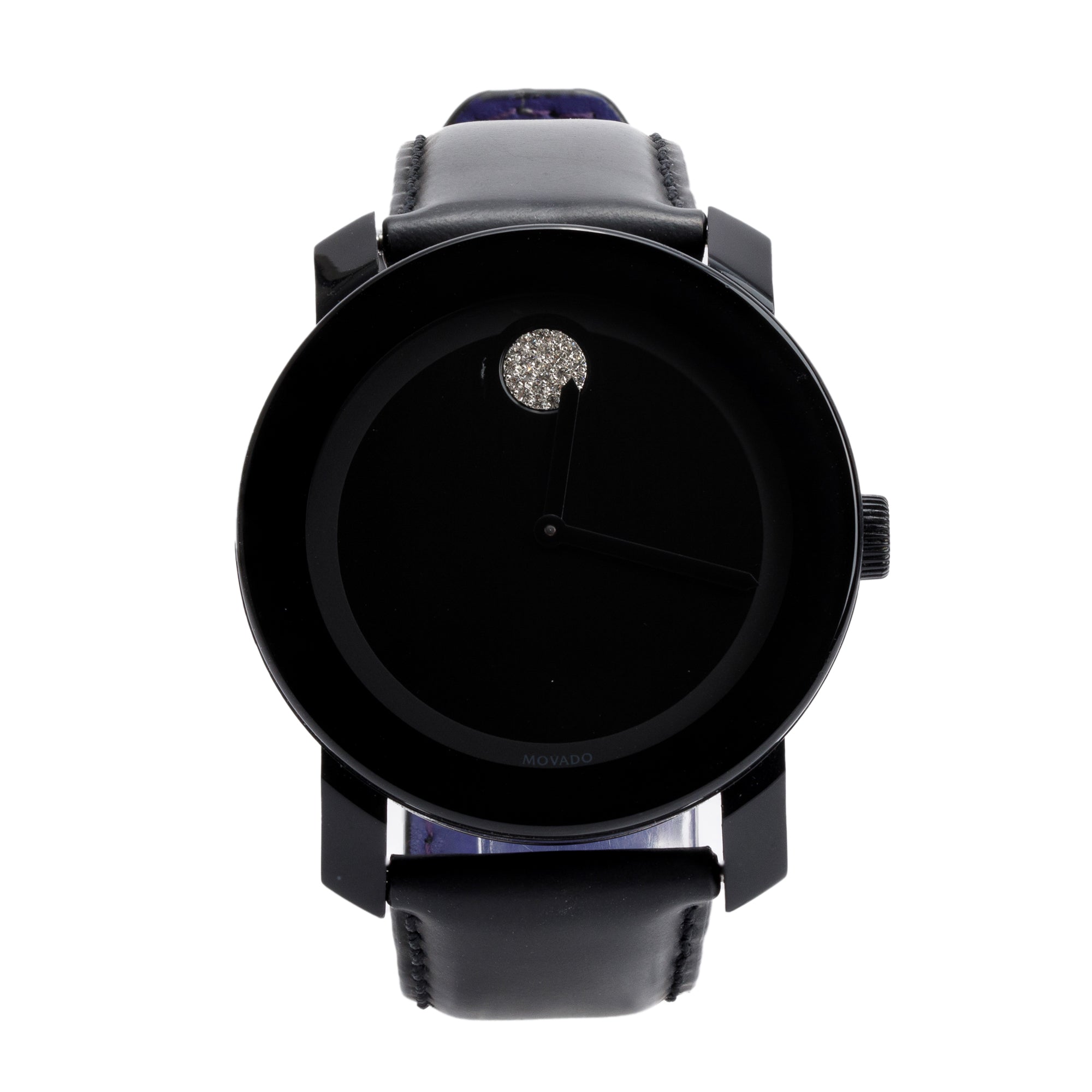 Movado Stainless Steel & Black PVD Bold 42 MM Quartz Watch