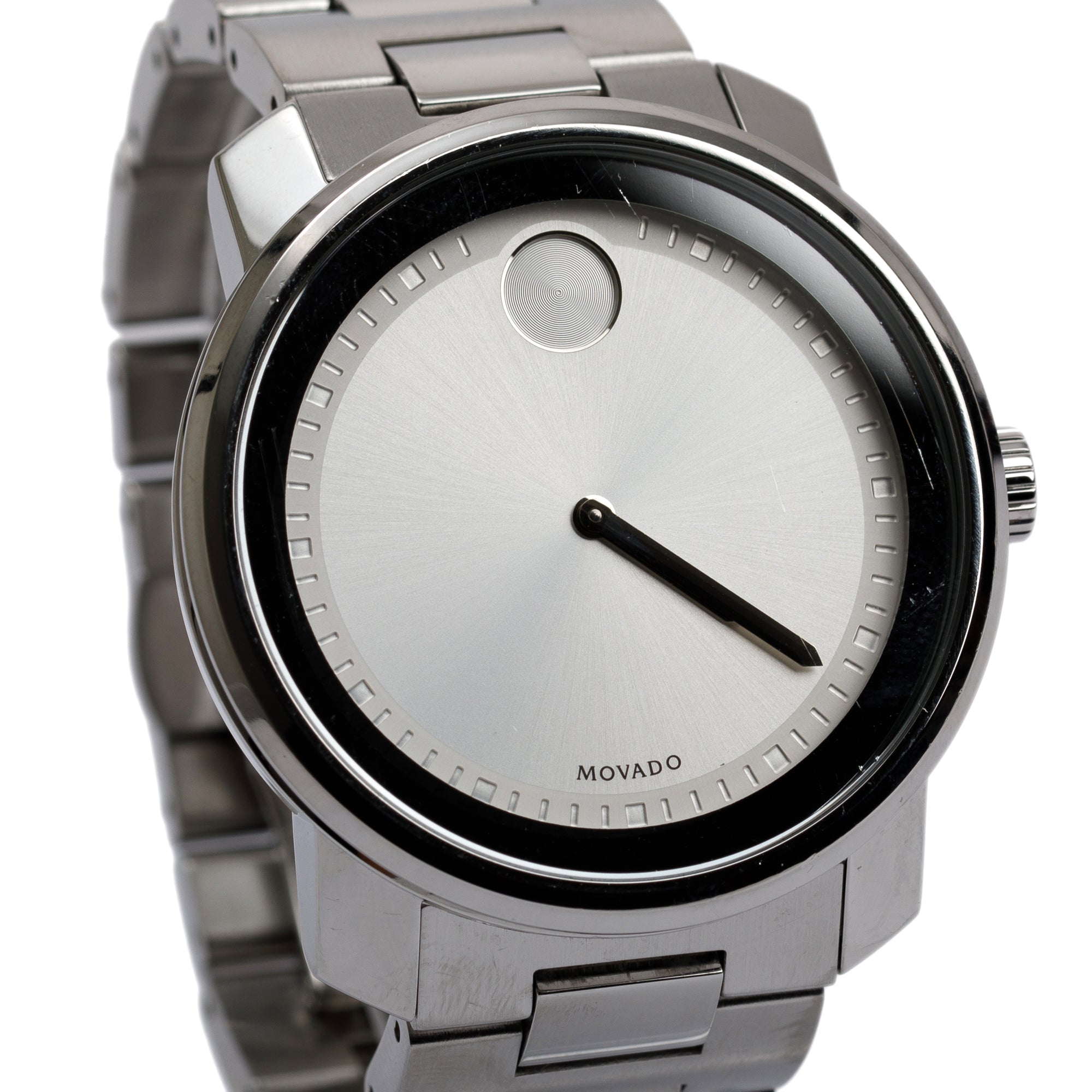 Movado Stainless Steel Bold 42.5 MM Quartz Watch