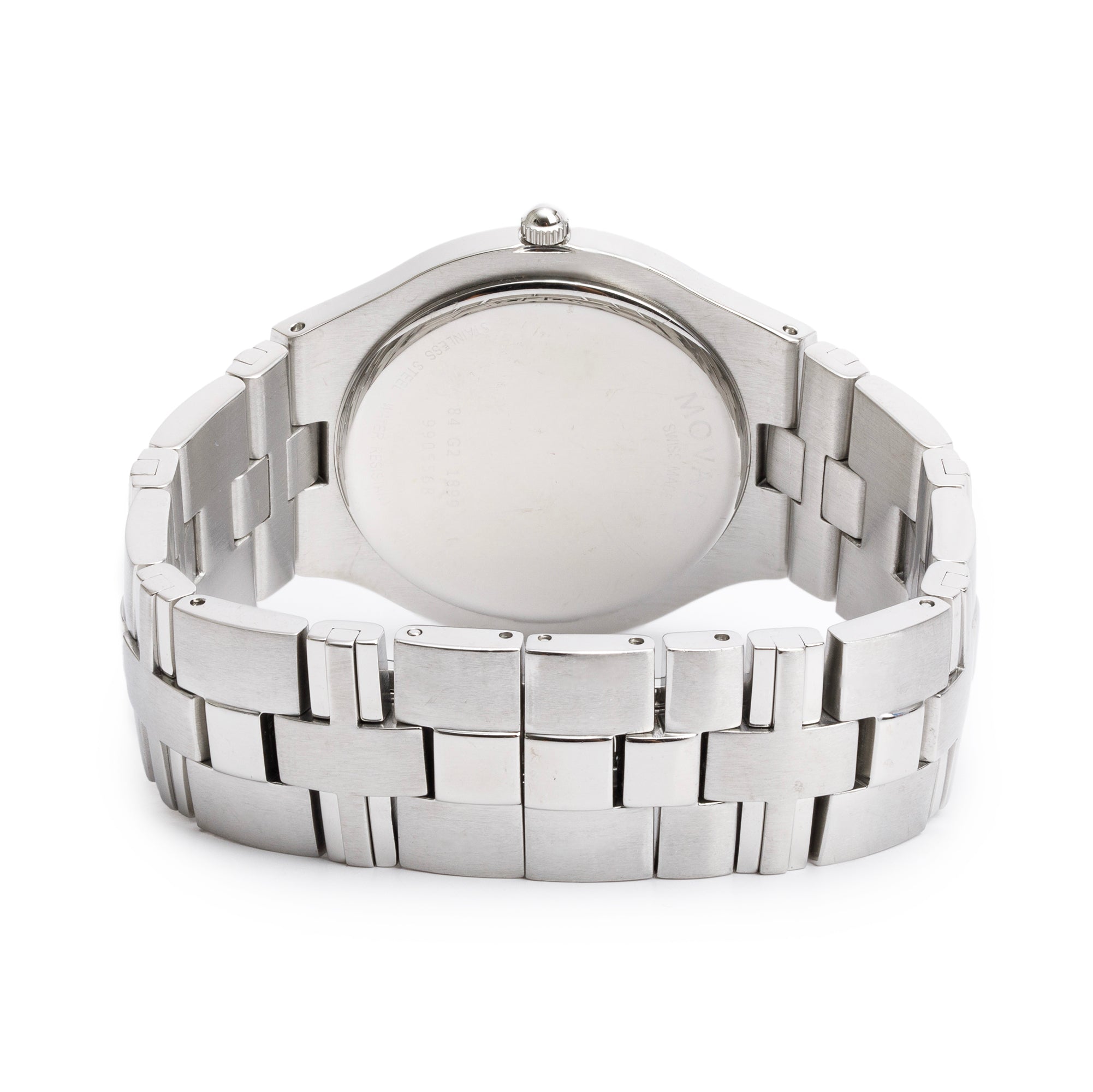 Movado Stainless Steel Juro 36 MM Quartz Watch
