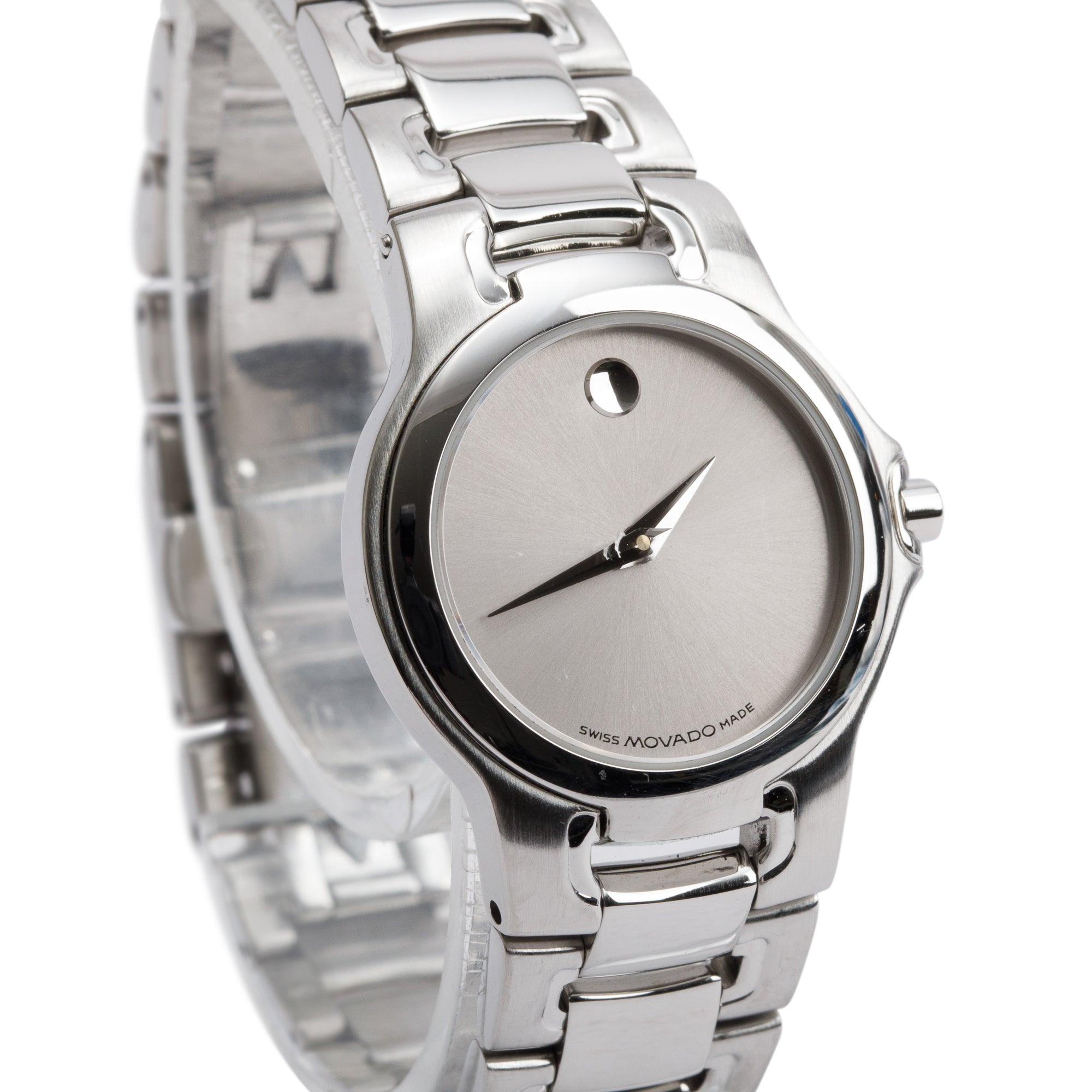 Movado Stainless Steel Meza 26 MM Quartz Watch