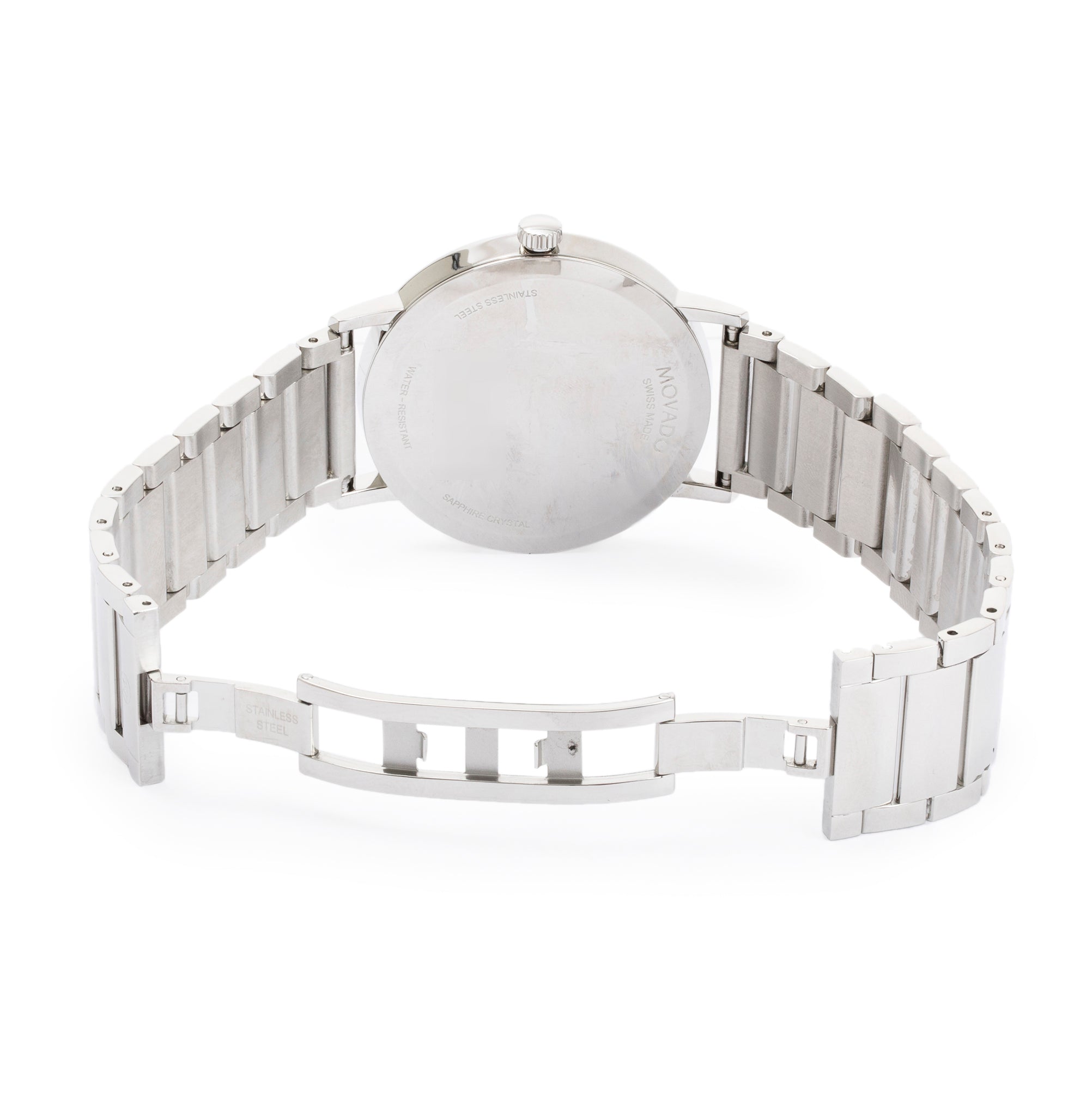 Movado Stainless Steel Museum 40 MM Quartz Watch w/ Card