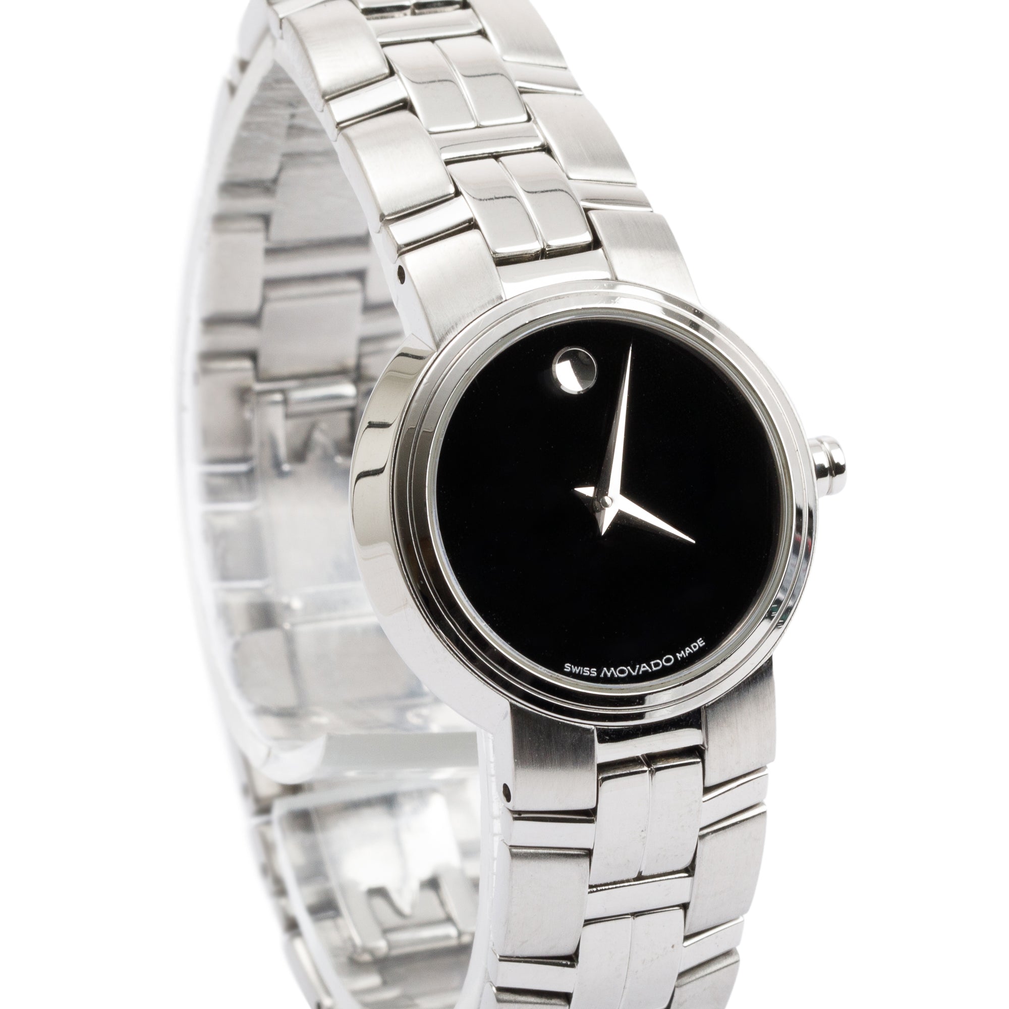 Movado Stainless Steel Musuem 28 MM Watch