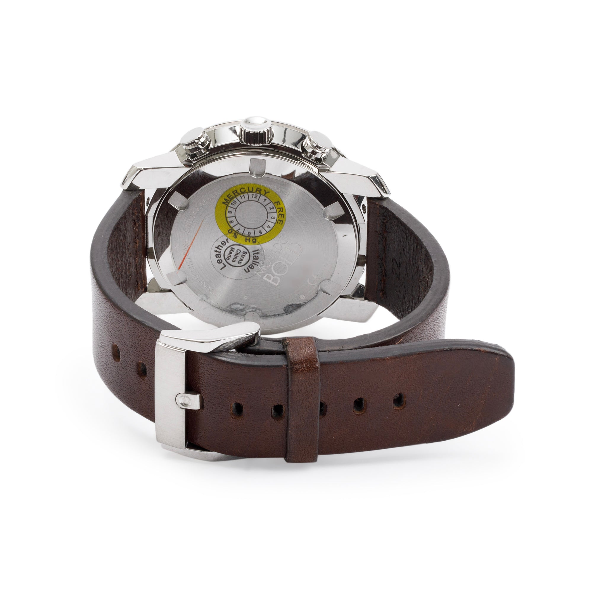 Movado Stainless Steel Verso Bold 44 MM Quartz Watch