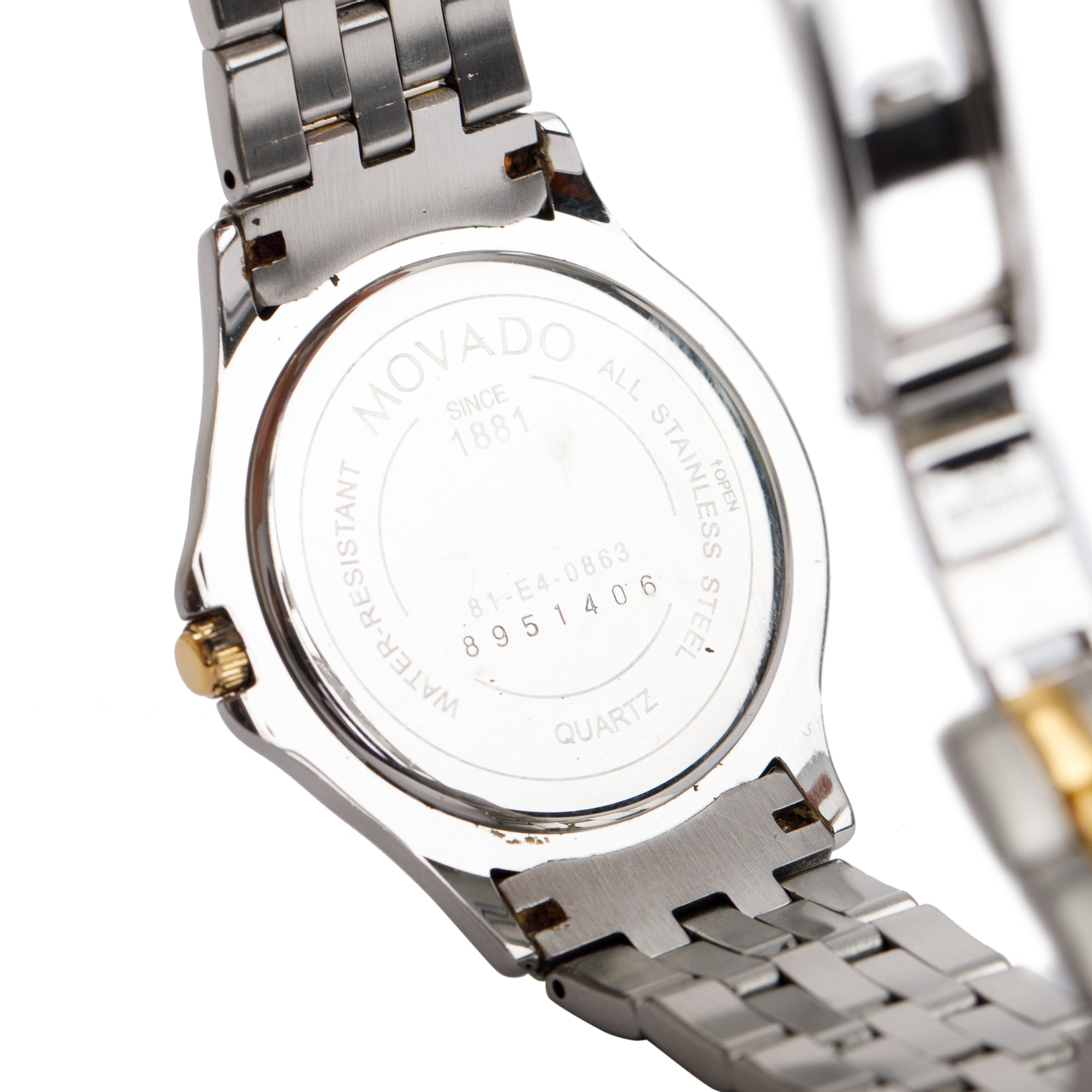 Movado Two-Tone Stainless Steel Museum 35 MM Watch