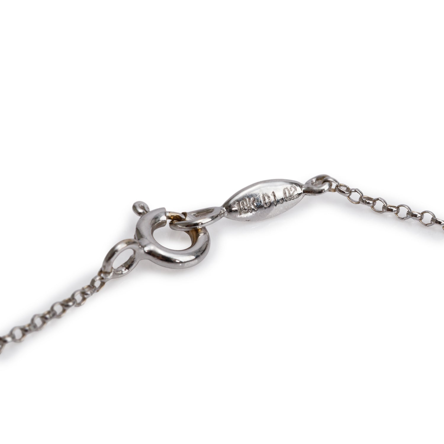 18k White & Yellow Gold 1.02 ct. Cushion Cut Yellow Diamond Pendant Necklace