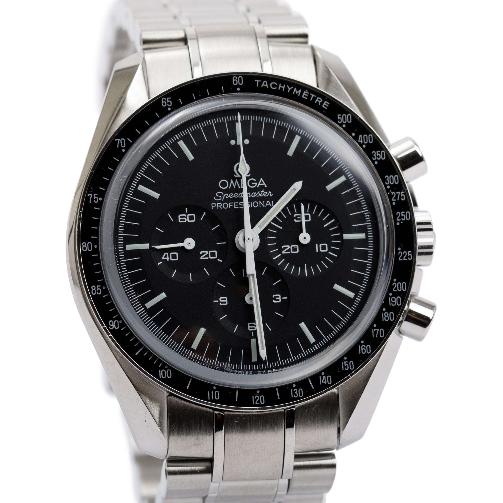 Omega 2021 Stainless Steel Speedmaster Moonwatch Professional 42 MM Watch w/ Box & Papers