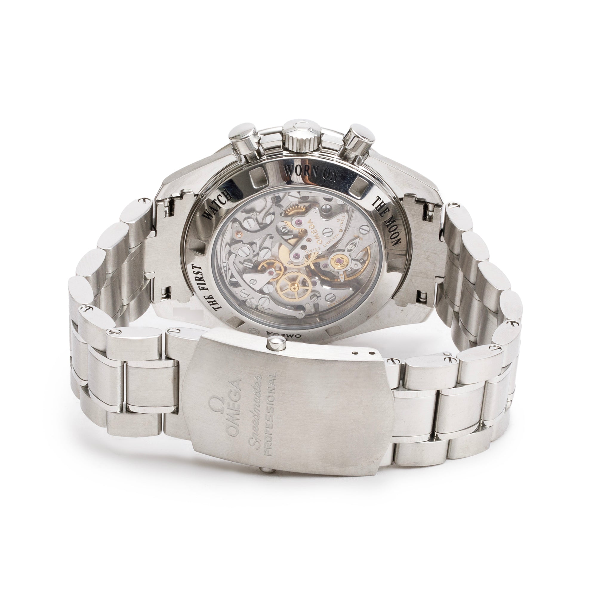 Omega 2021 Stainless Steel Speedmaster Moonwatch Professional 42 MM Watch w/ Box & Papers