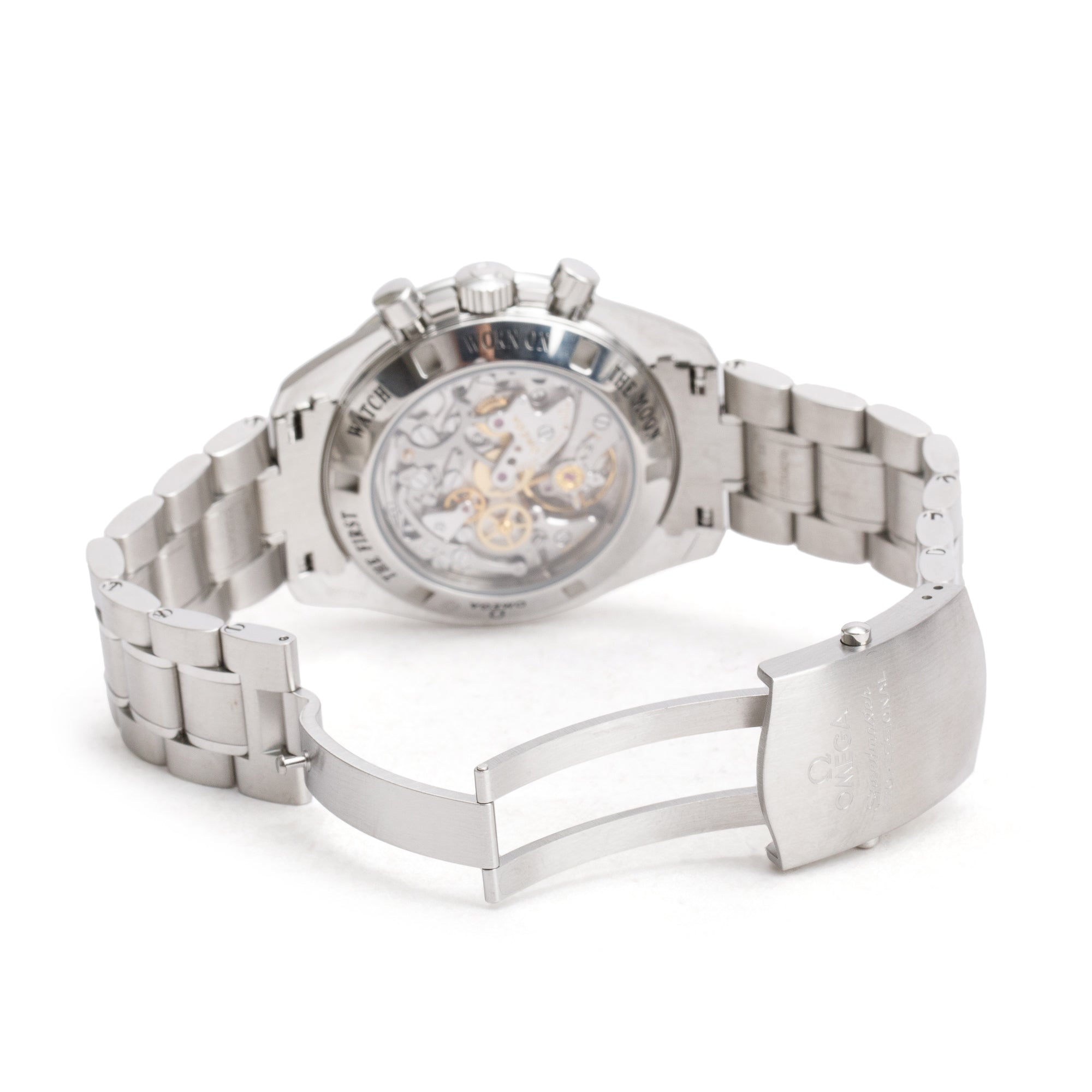 Omega 2021 Stainless Steel Speedmaster Moonwatch Professional 42 MM Watch w/ Box & Papers