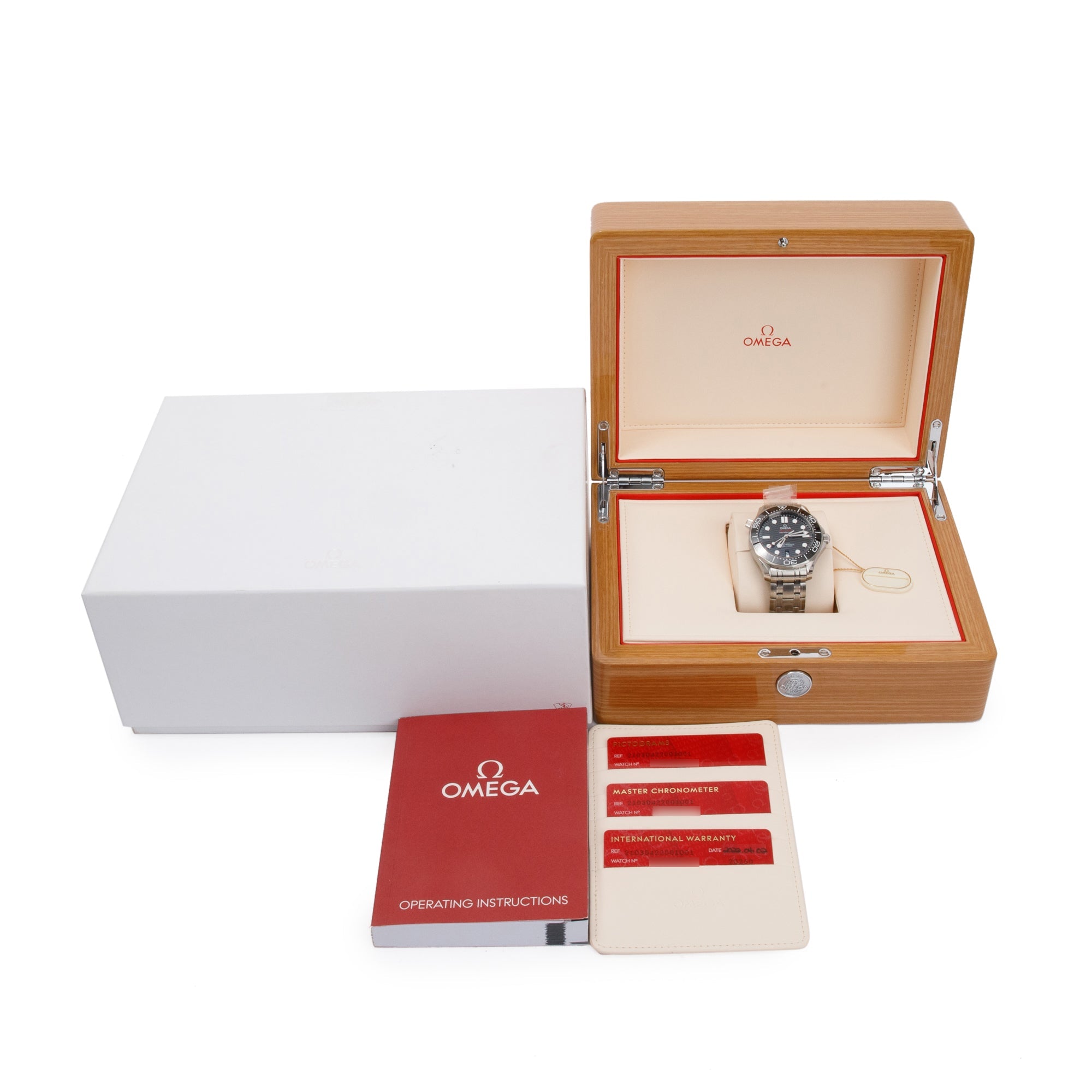Omega 2022 Stainless Steel Seamaster Diver 300M Co-Axial Chronometer 42 MM Watch w/ Box & Papers