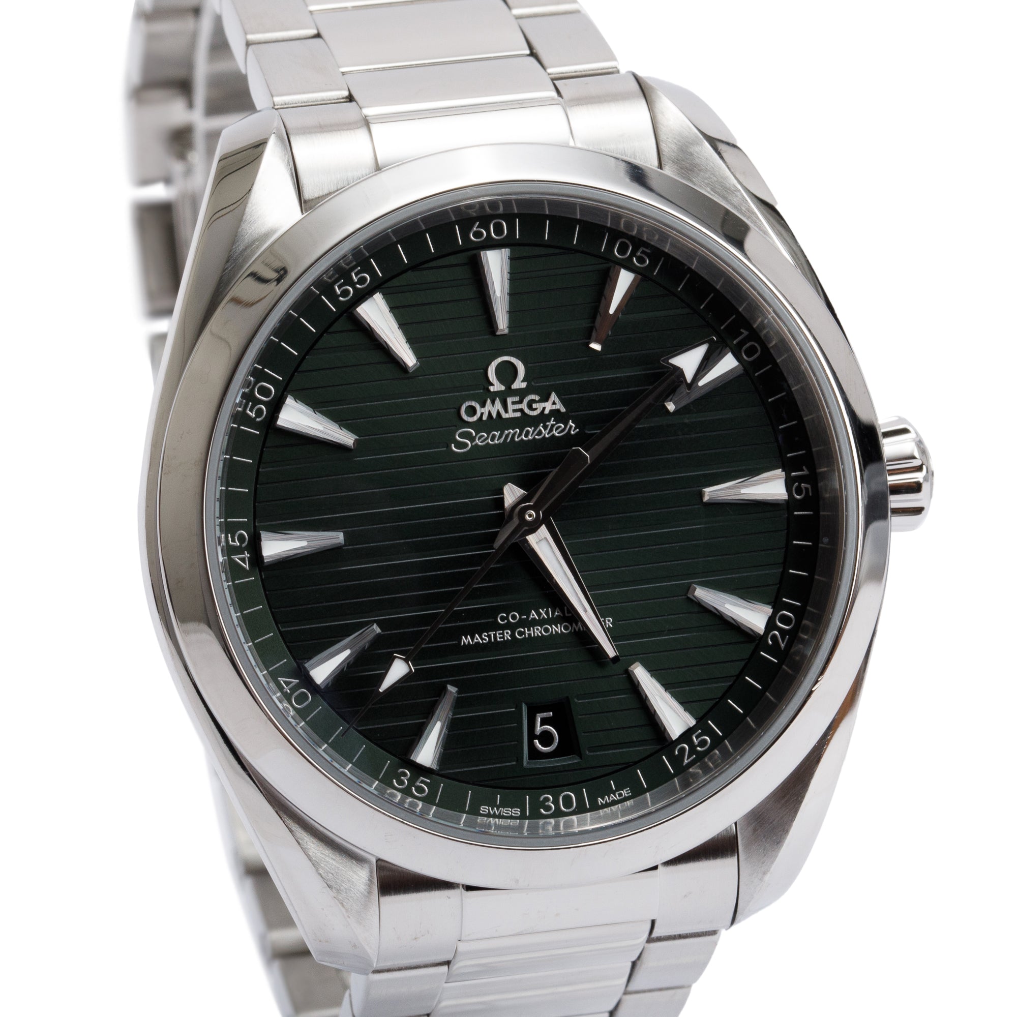 Omega 2023 Stainless Steel Seamaster Aqua Terra Co-Axial Master Chronometer 150M 41 MM Automatic Watch w/ Box & Papers