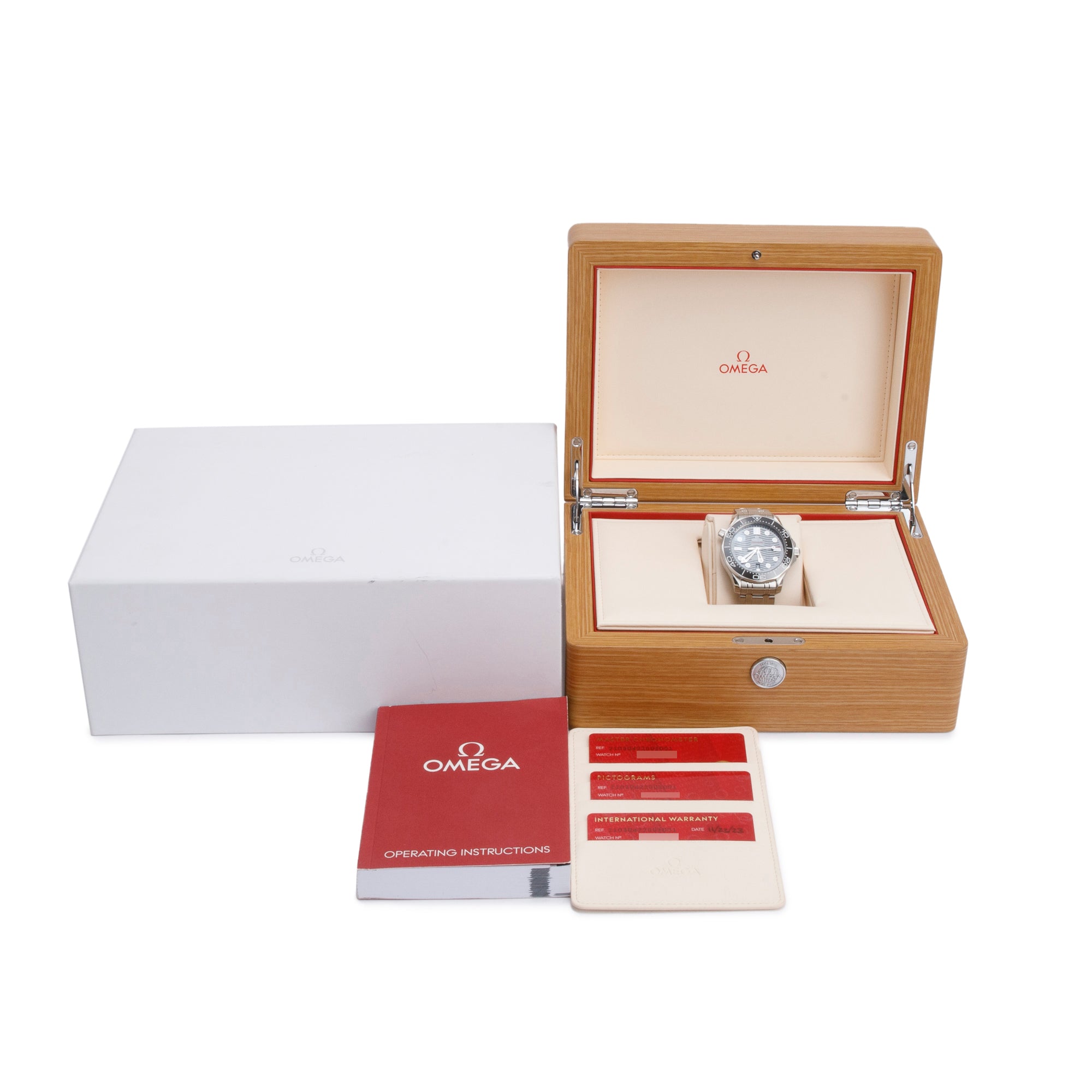 Omega 2023 Stainless Steel Seamaster Diver 300M Co-Axial Chronometer 42 MM Watch w/ Box & Papers