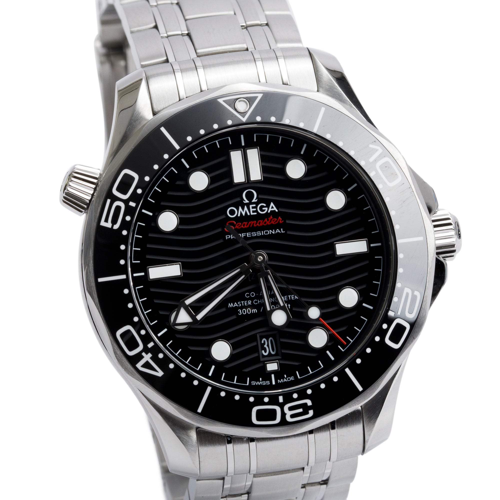 Omega 2023 Stainless Steel Seamaster Diver 300M Co-Axial Chronometer 42 MM Watch w/ Box & Papers