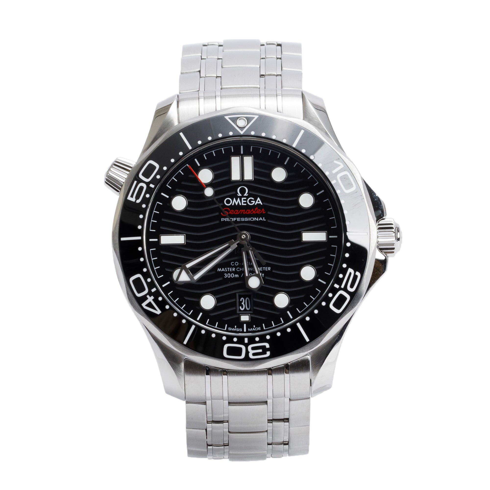 Omega 2023 Stainless Steel Seamaster Diver 300M Co-Axial Chronometer 42 MM Watch w/ Box & Papers