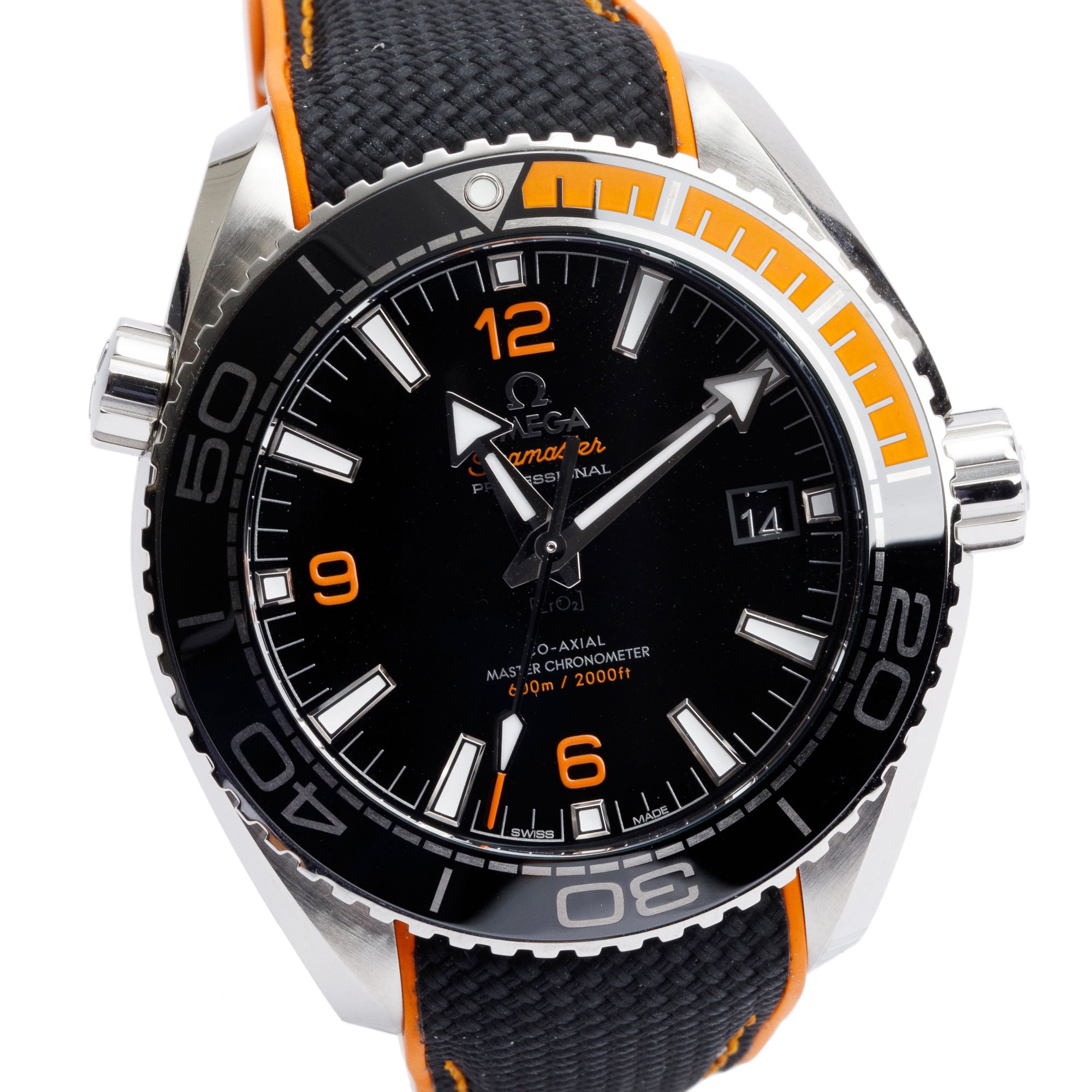 Omega 2023 Stainless Steel Seamaster Planet Ocean 600M Co-Axial Master Chronometer 43.5MM Automatic Watch w/ Box & Papers