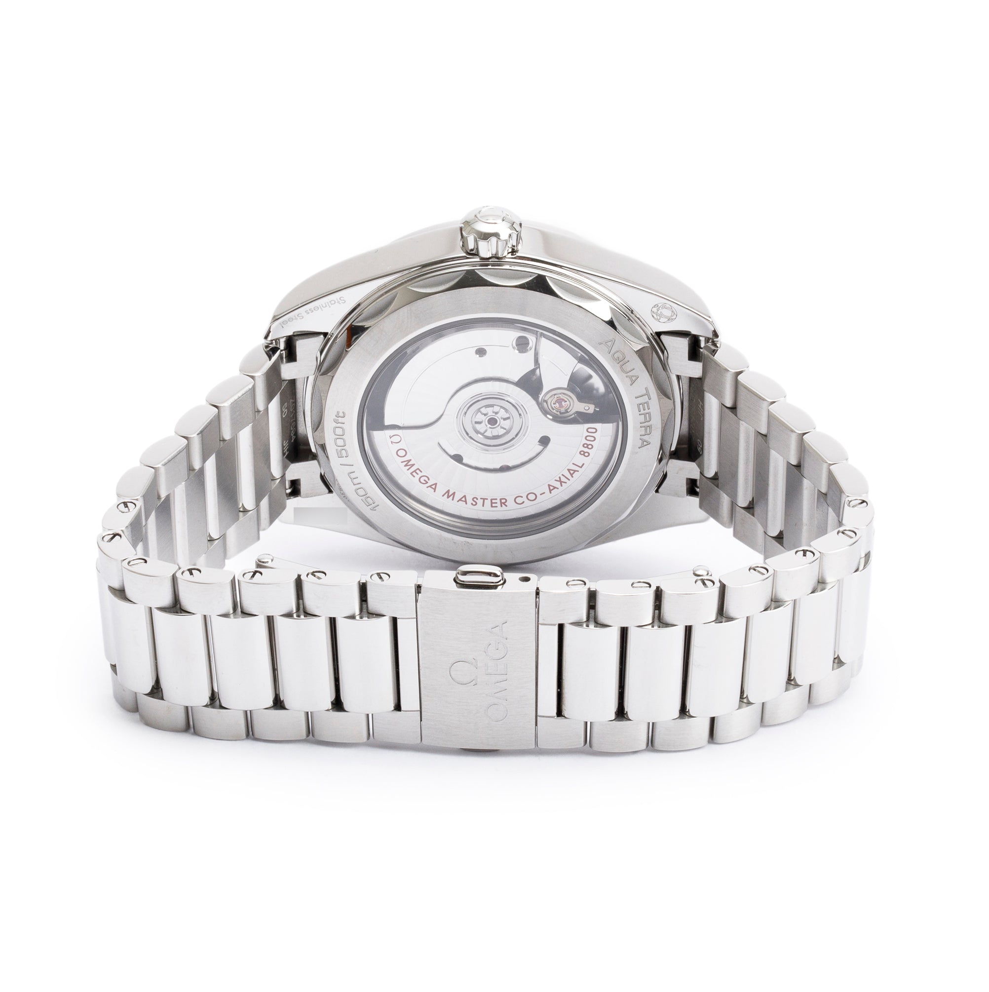 Omega 2024 Stainless Steel Seamaster Aqua Terra Shades Co-Axial Master Chronometer 38 MM Automatic Watch w/ Box & Papers