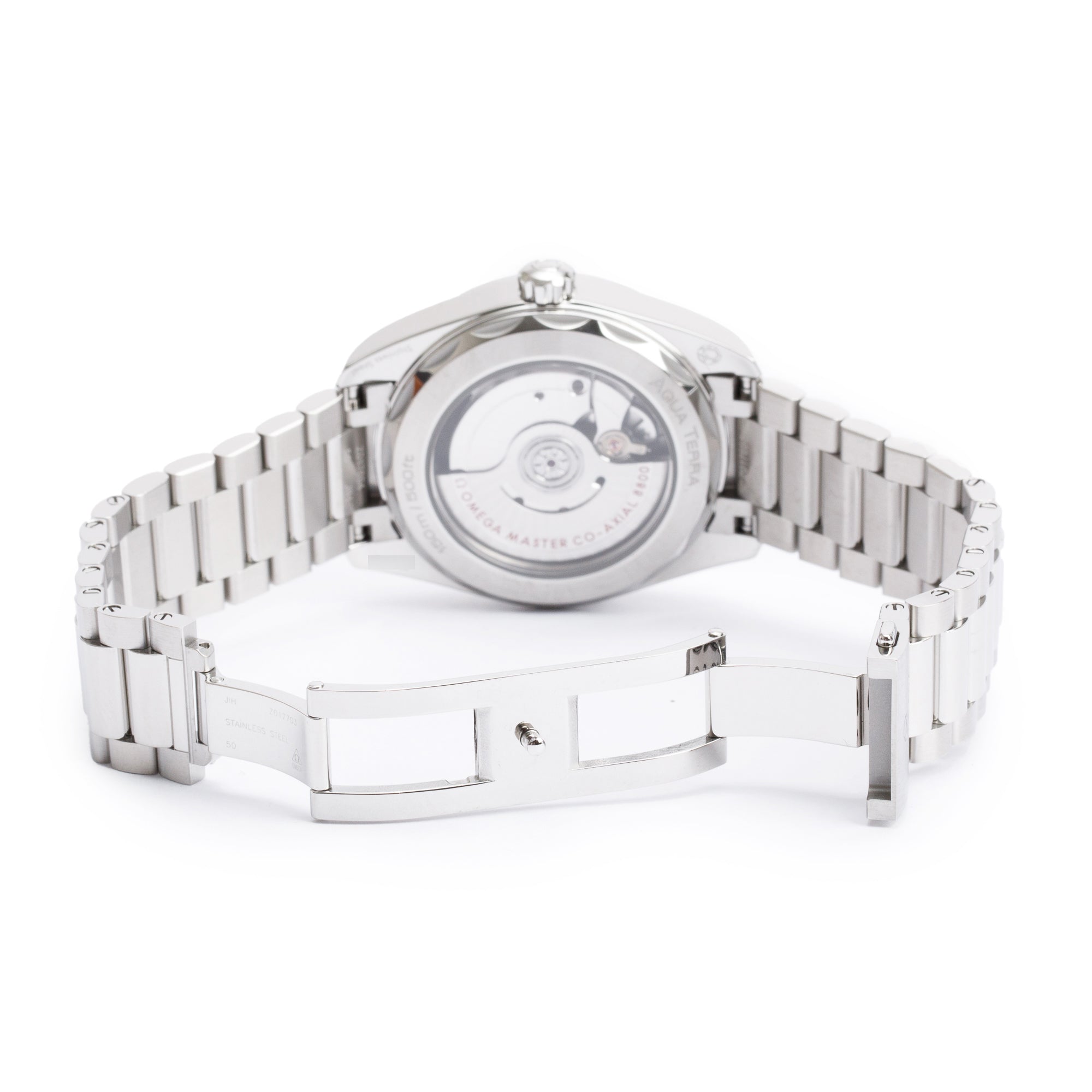 Omega 2024 Stainless Steel Seamaster Aqua Terra Shades Co-Axial Master Chronometer 38 MM Automatic Watch w/ Box & Papers