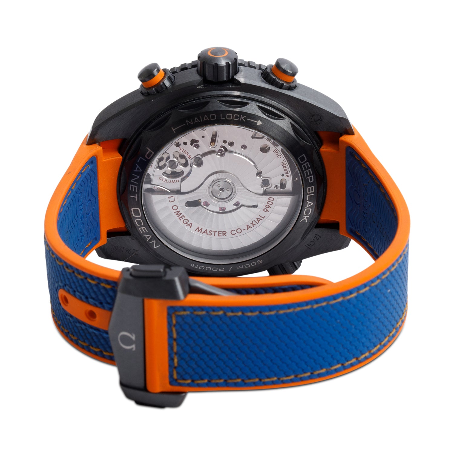 Omega Deep Black Seamaster Planet Ocean 600M Co-Axial Master Chronometer Chronograph 45.5MM Automatic Watch w/ Box, Papers & Extra Strap