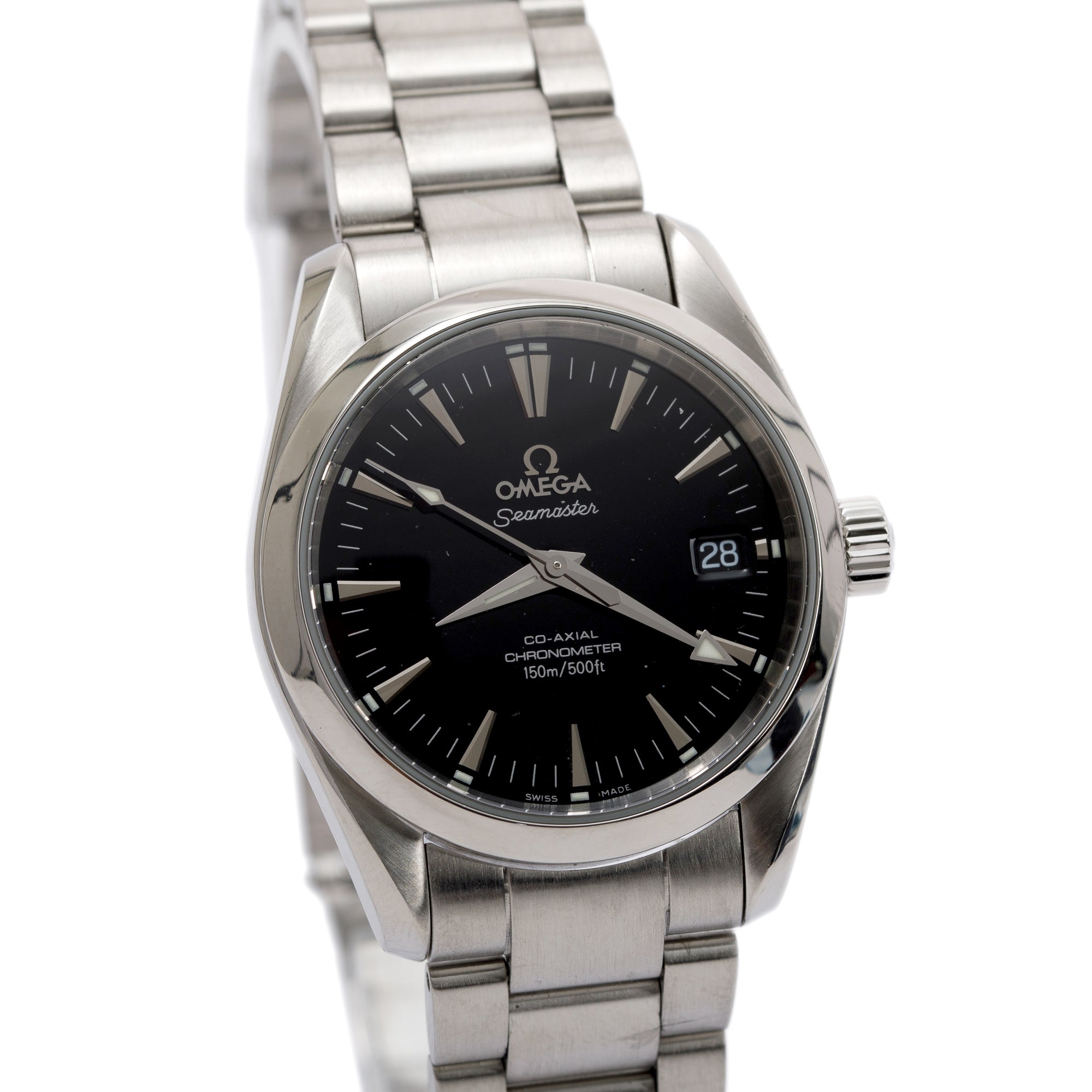 Omega Seamaster Aqua Terra Chronometer 36 MM Automatic Watch w/ Box