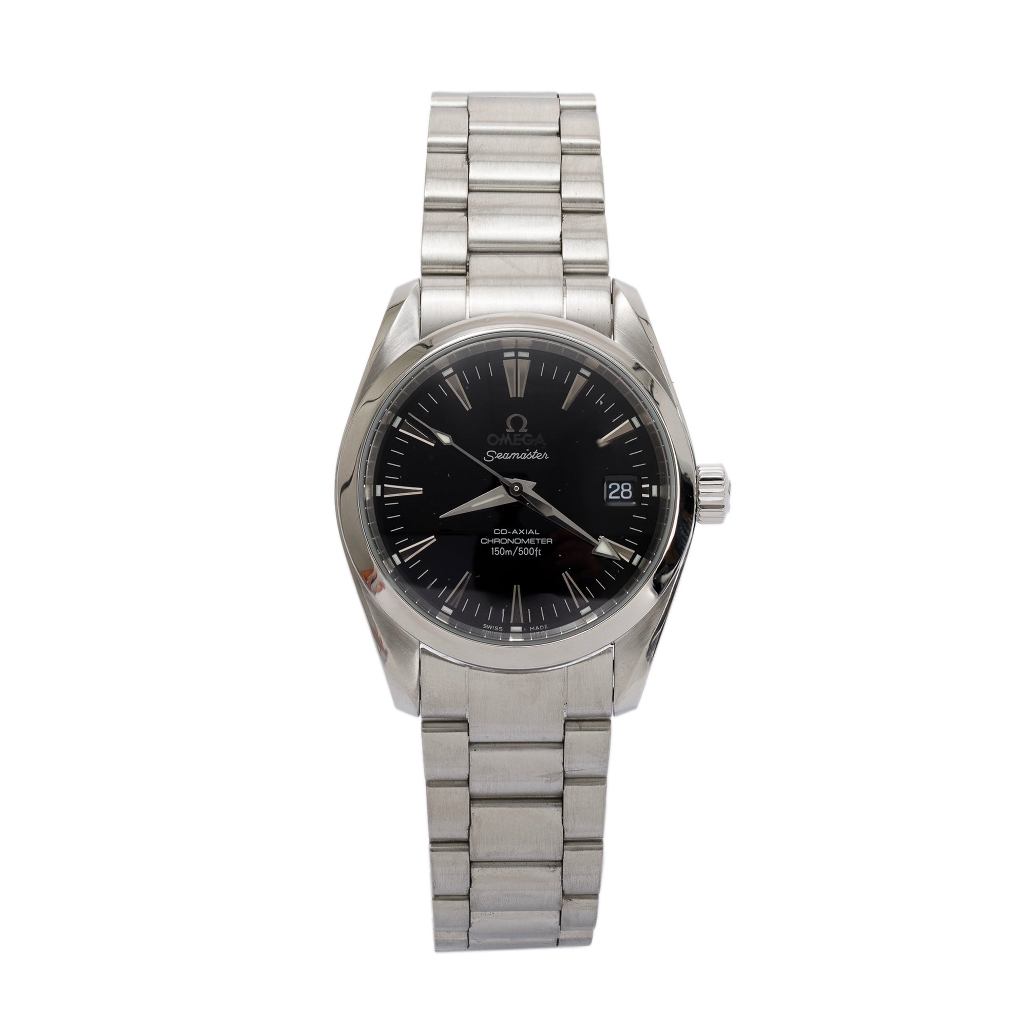 Omega Seamaster Aqua Terra Chronometer 36 MM Automatic Watch w/ Box