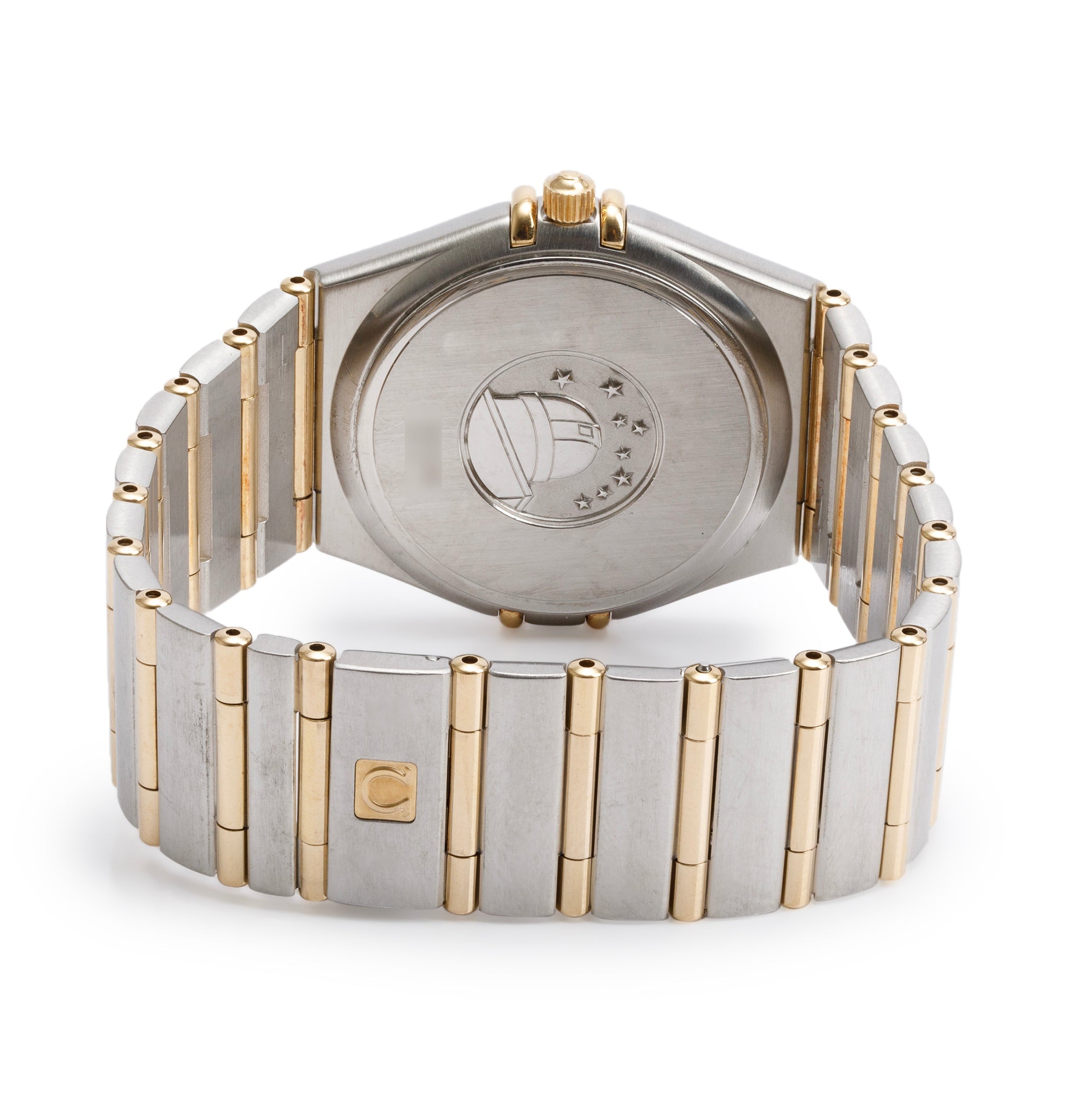 Omega Stainless Steel & 18k Yellow Gold Constellation 33 MM Quartz Watch