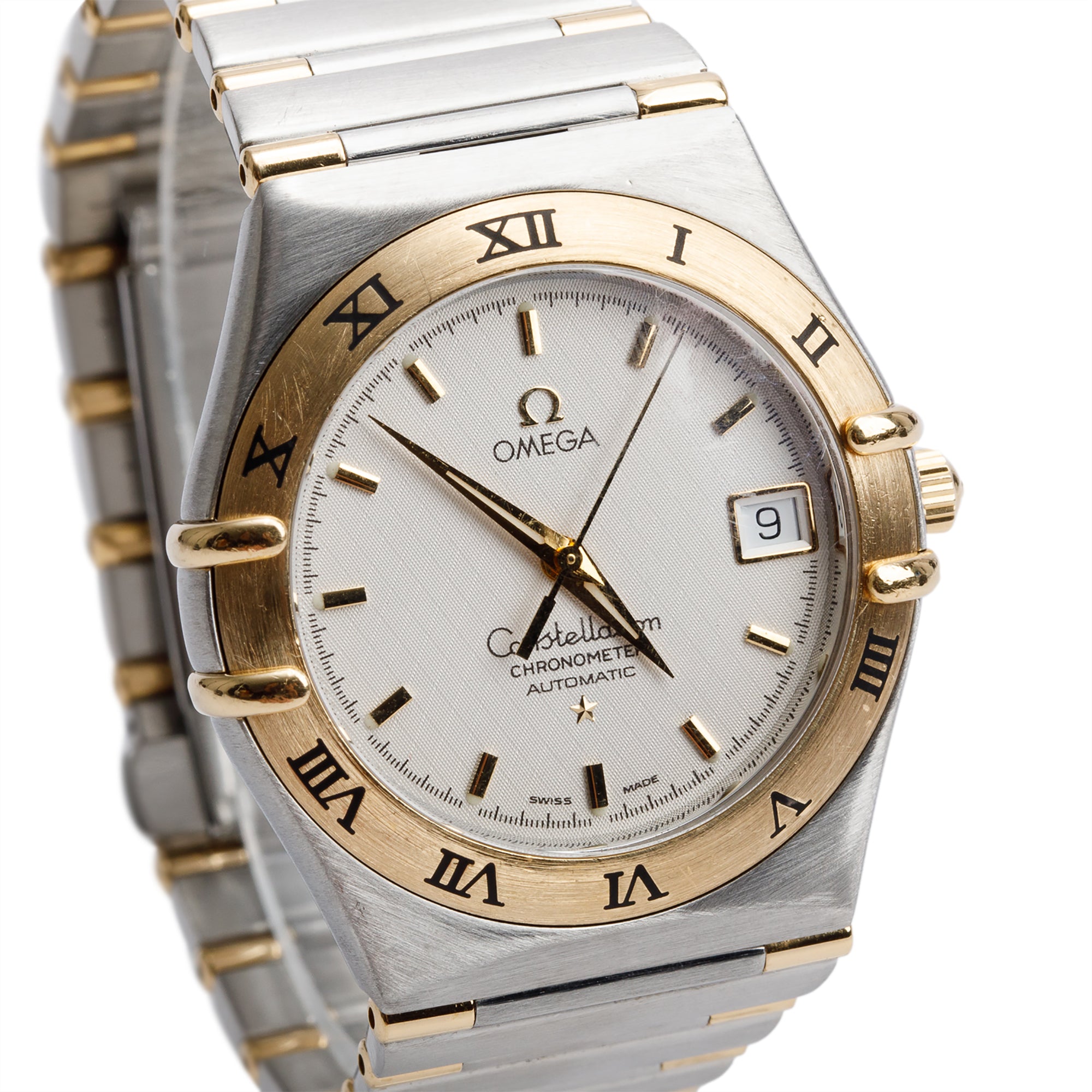 Omega Stainless Steel & 18k Yellow Gold Constellation 36 MM Automatic Watch