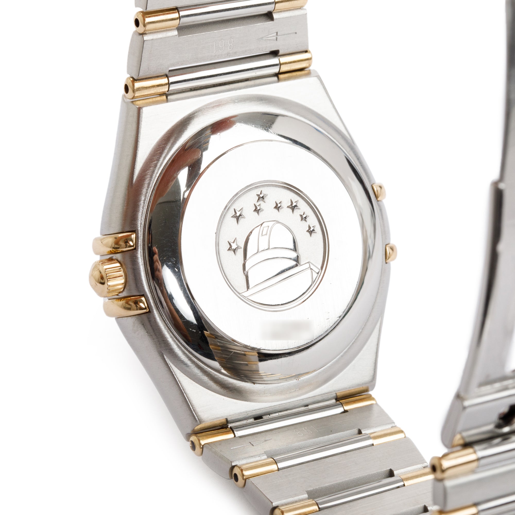 Omega Stainless Steel & 18k Yellow Gold Constellation Chronometer 35 MM Automatic Watch