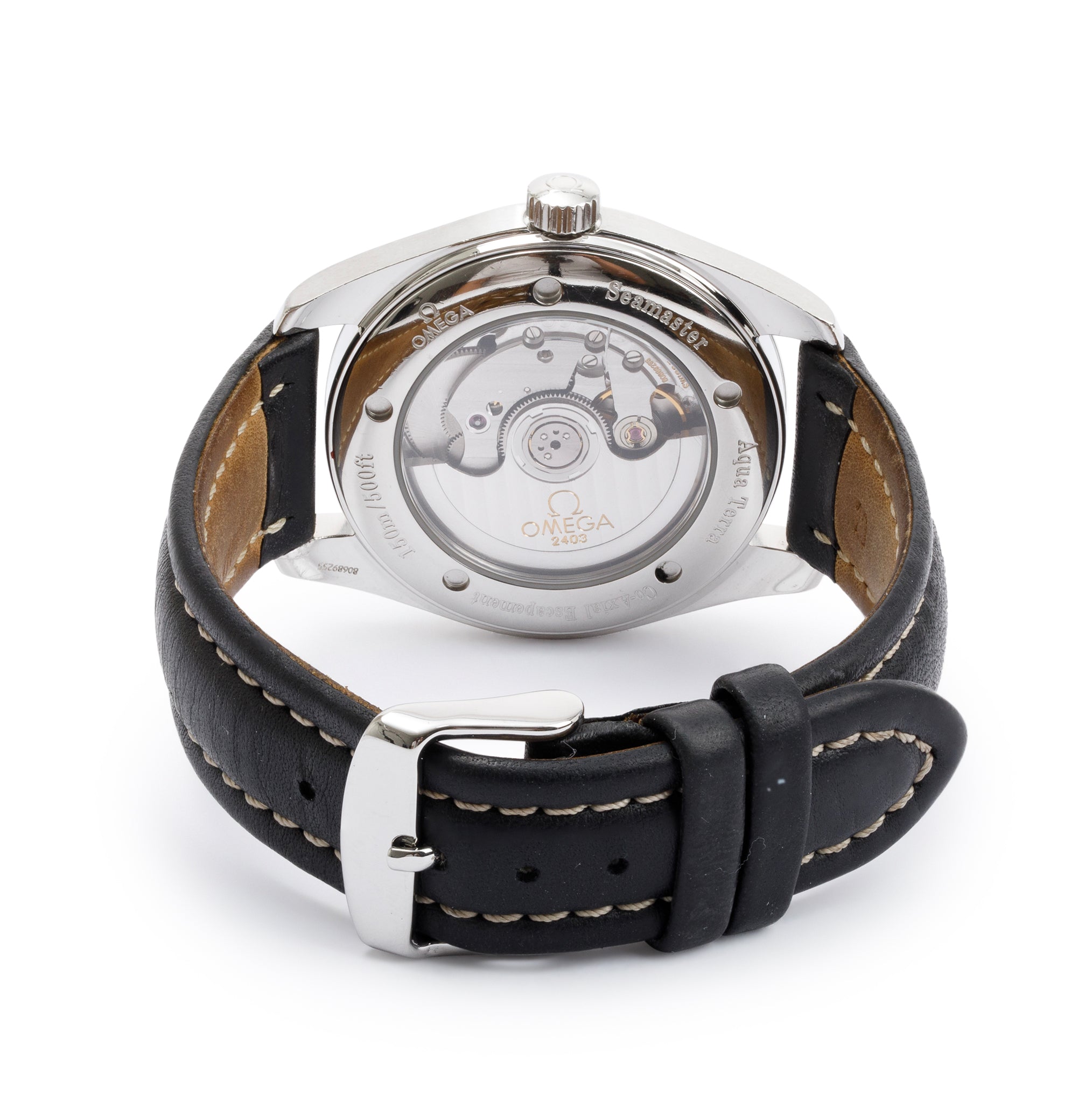 Omega Stainless Steel Aqua Terra Seamaster Railmaster Co-Axial Chronometer Automatic 40 MM Watch