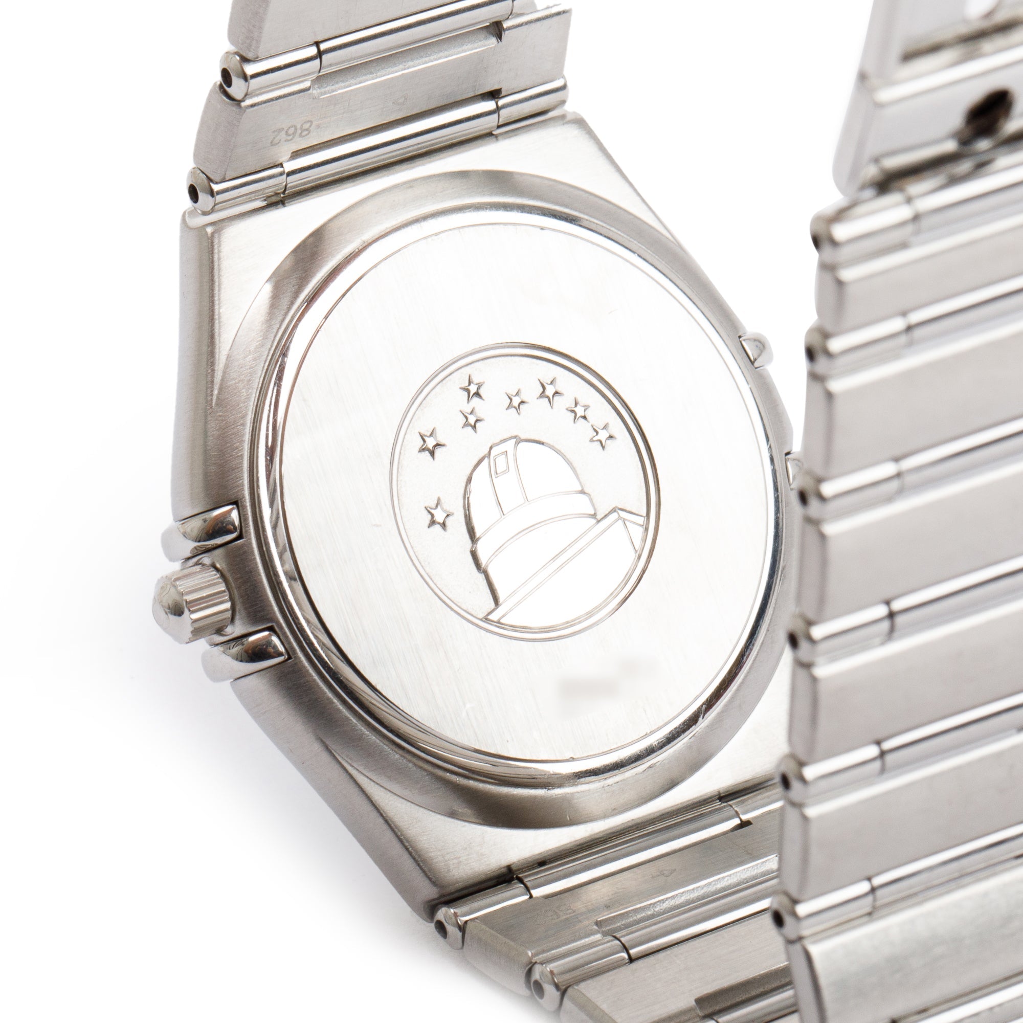 Omega Stainless Steel Constellation 34 MM Quartz Watch w/ Box & Papers