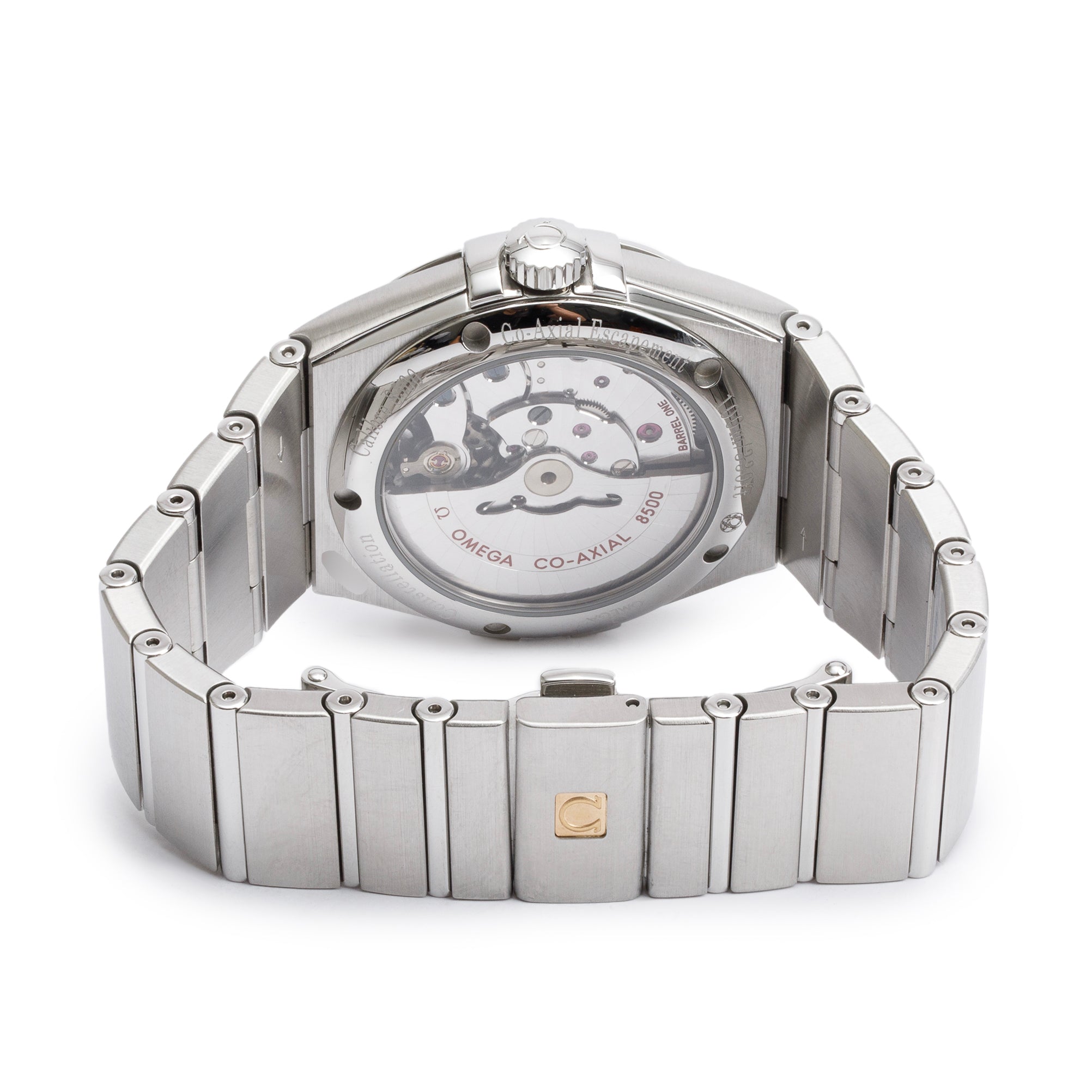 Omega Stainless Steel Constellation Black Dial 38 MM Co-Axial Chronometer Automatic Watch w/ Box & Papers