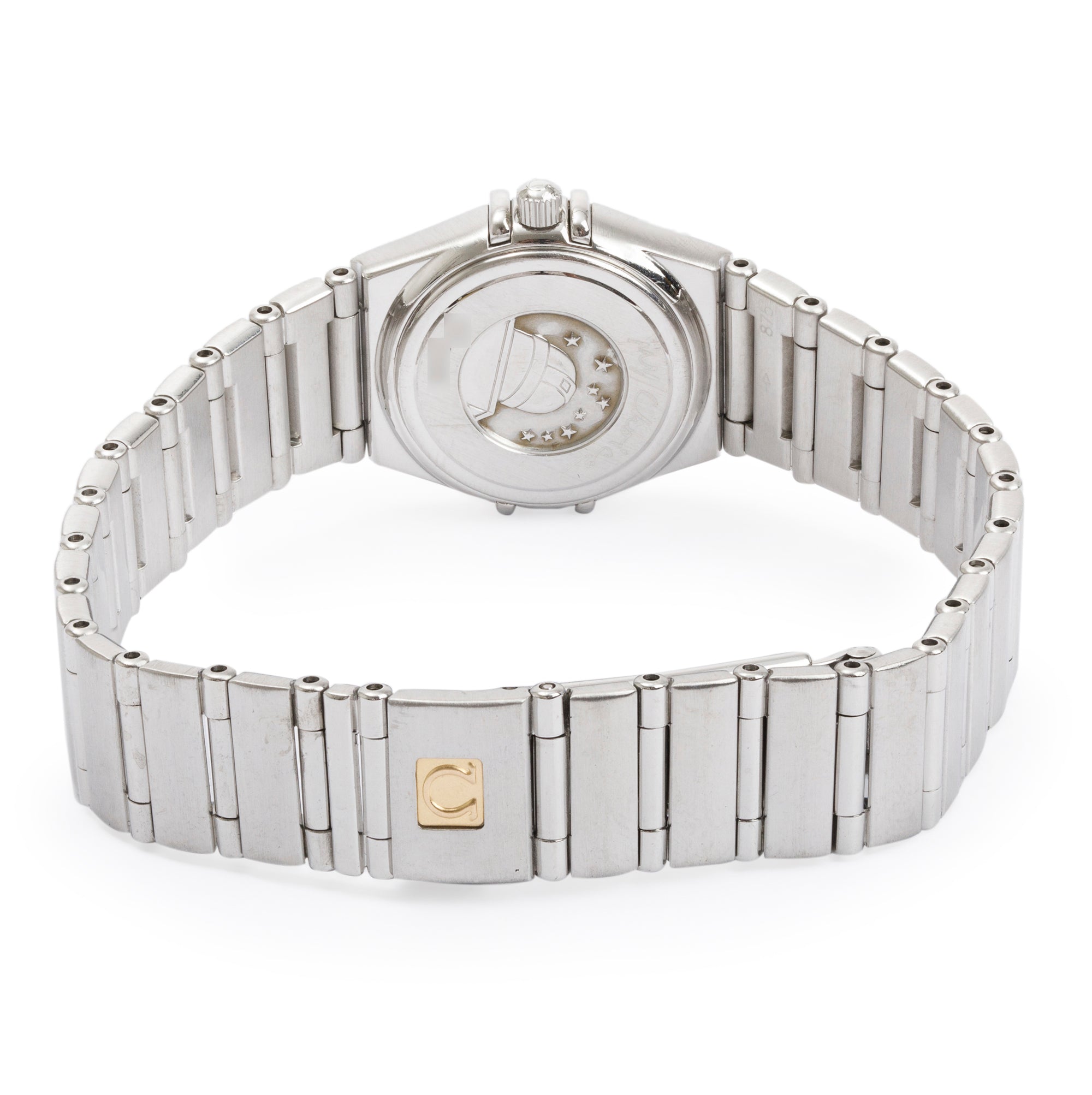 Omega Stainless Steel Constellation My Choice 23 MM Diamond Bezel Watch