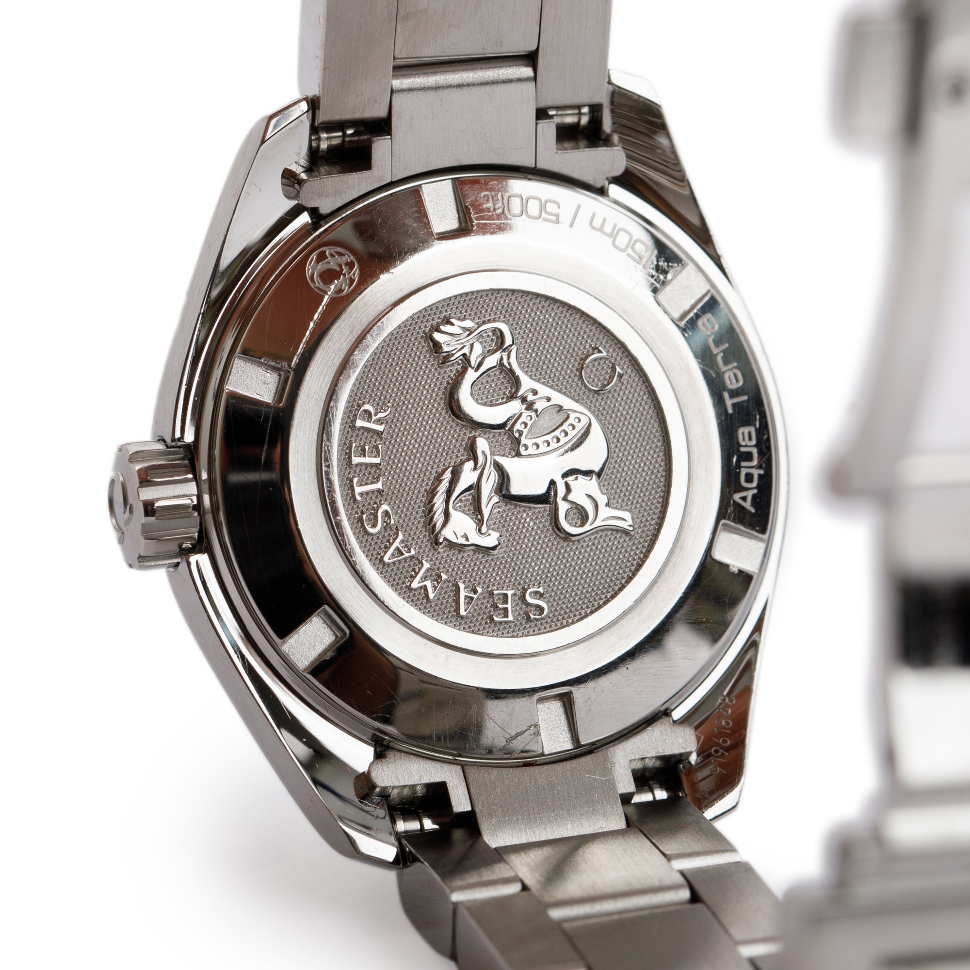 Omega Stainless Steel Seamaster Aqua Terra 150M 30MM Quartz Watch w/ Box & Papers