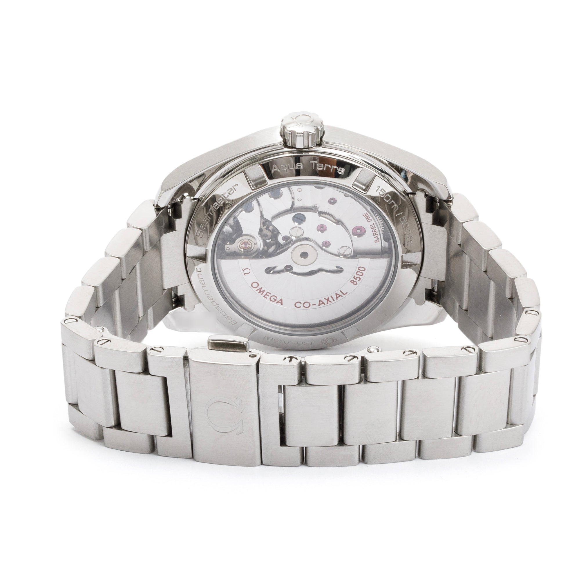 Omega Stainless Steel Seamaster Aqua Terra Co-Axial Chronometer 150M 38.5 MM Automatic Watch w/ Box & Papers