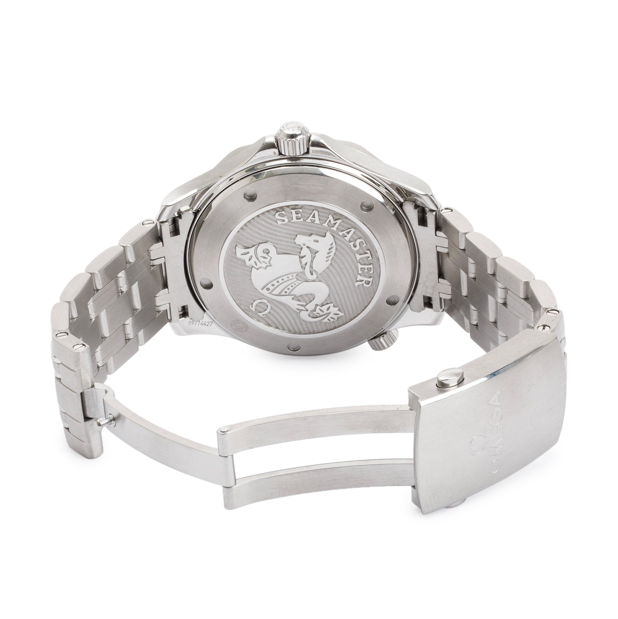 Omega Stainless Steel Seamaster Diver 300M Co-Axial Chronometer 41 MM Watch w/ Box & Papers