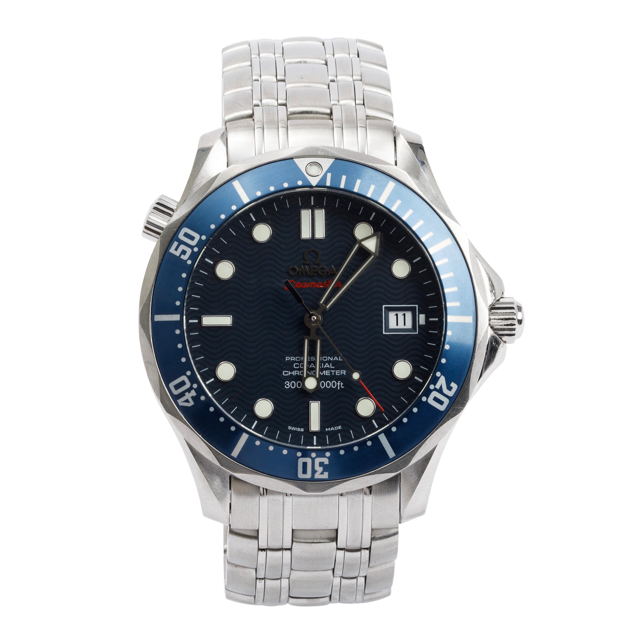 Omega Stainless Steel Seamaster Diver 300M Co-Axial Chronometer 41 MM Watch