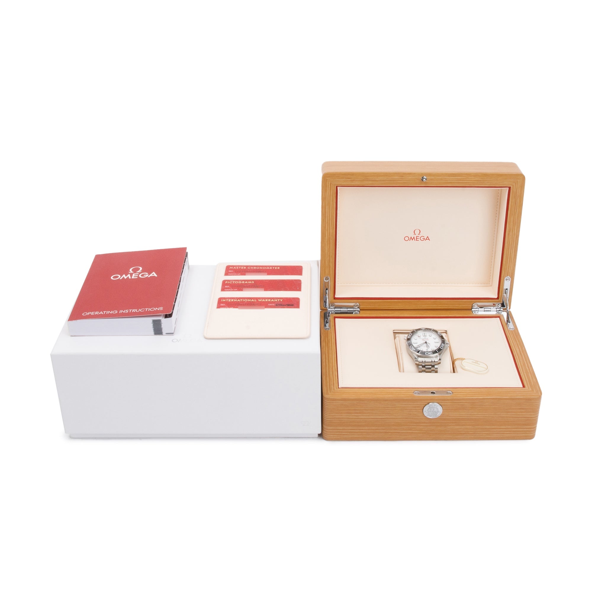 Omega Stainless Steel Seamaster Diver 300M Co-Axial Master Chronometer 42 MM Automatic Watch w/ Box & Papers