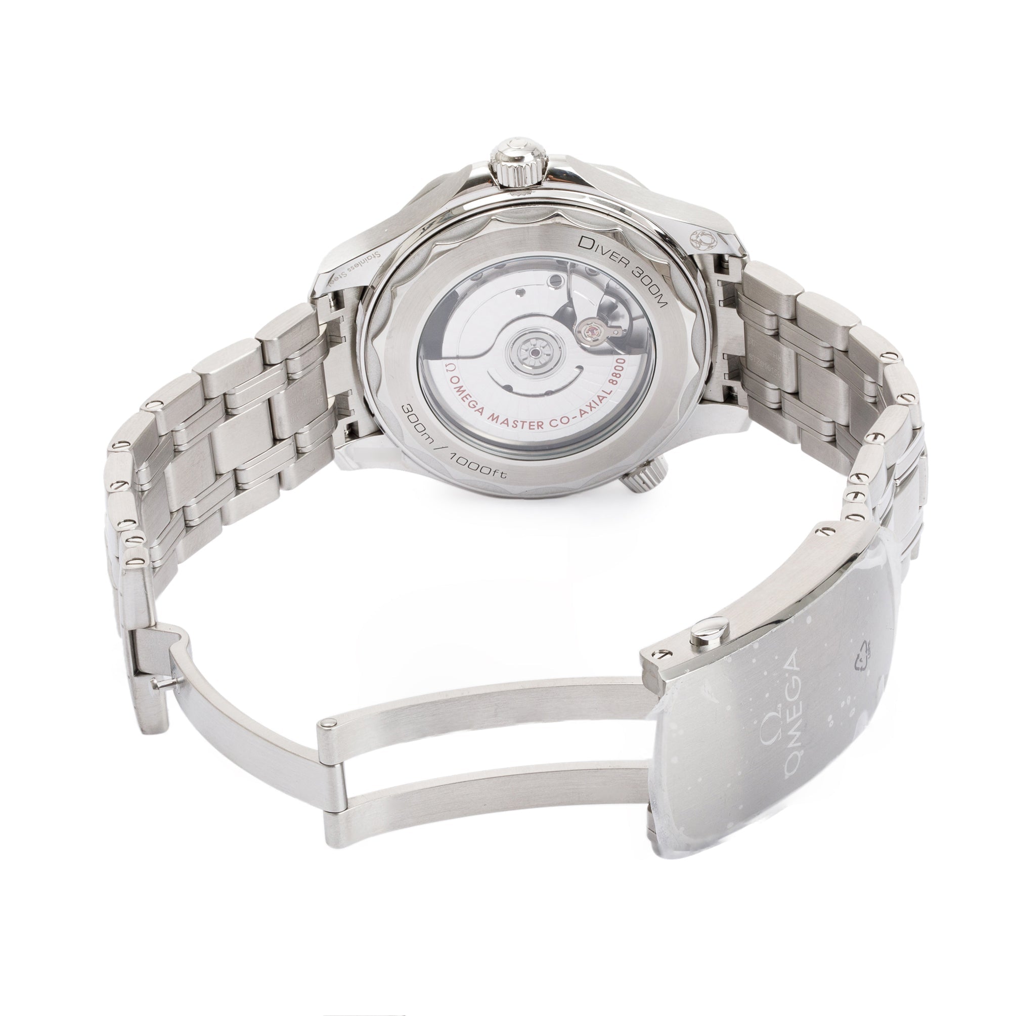 Omega Stainless Steel Seamaster Diver 300M Co-Axial Master Chronometer 42 MM Automatic Watch w/ Box & Papers