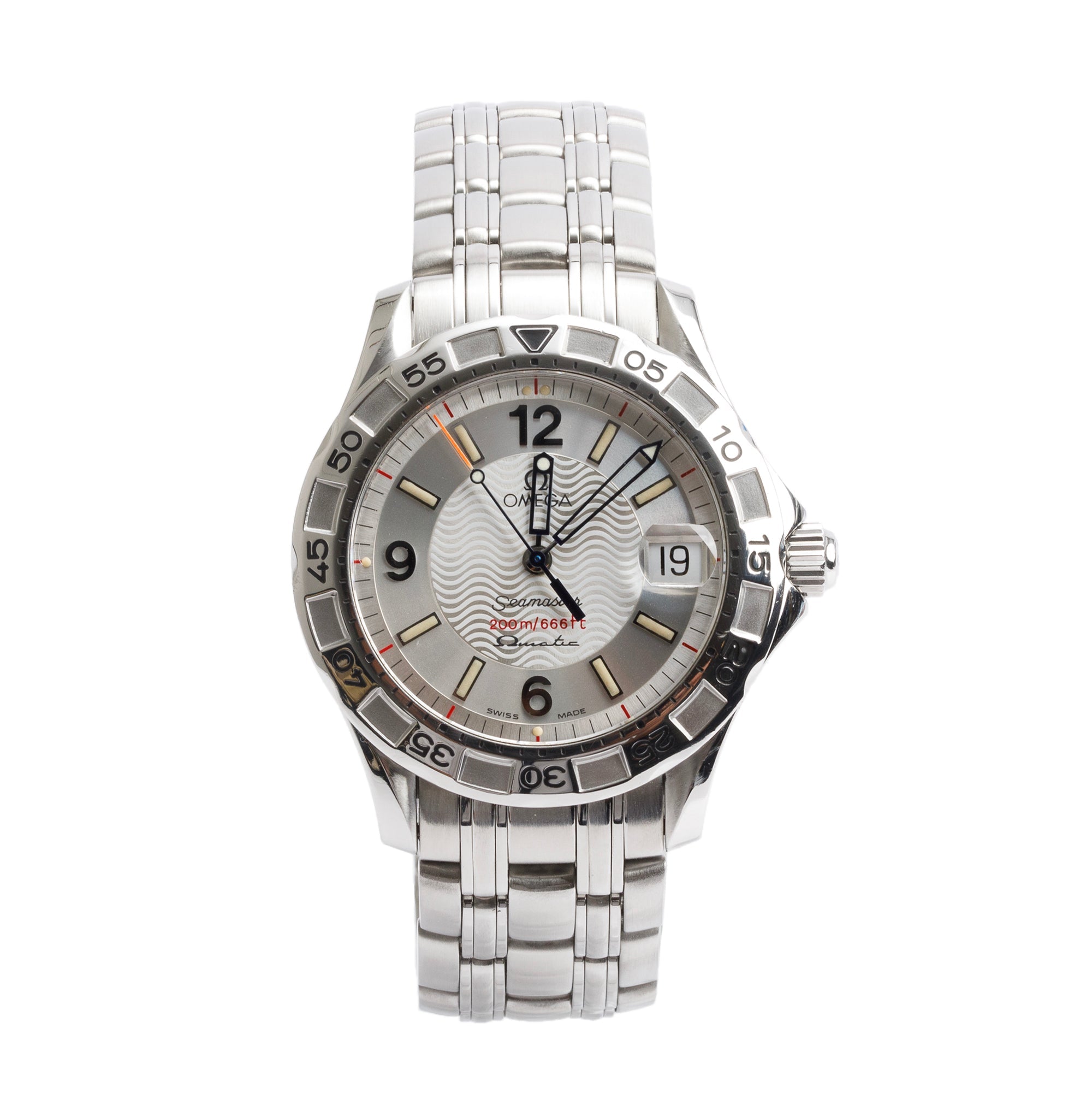 Omega Stainless Steel Seamaster Omegamatic 34.8 MM Automatic Watch