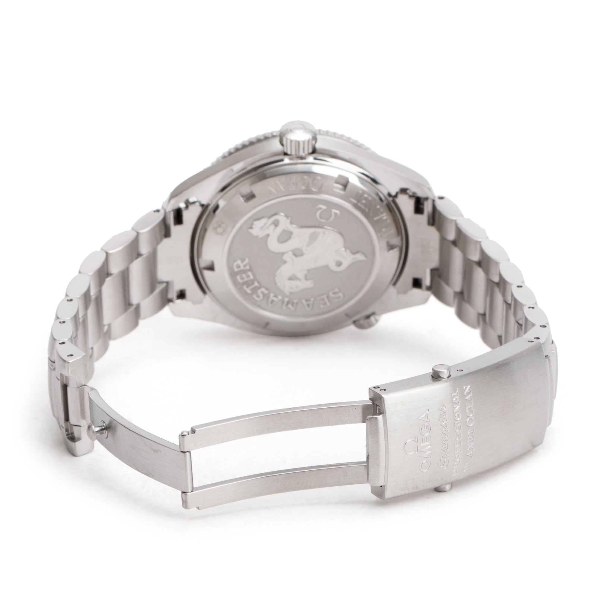 Omega Stainless Steel Seamaster Planet Ocean 600M Co-Axial Chronometer 42 MM Automatic Watch w/ Box & Papers