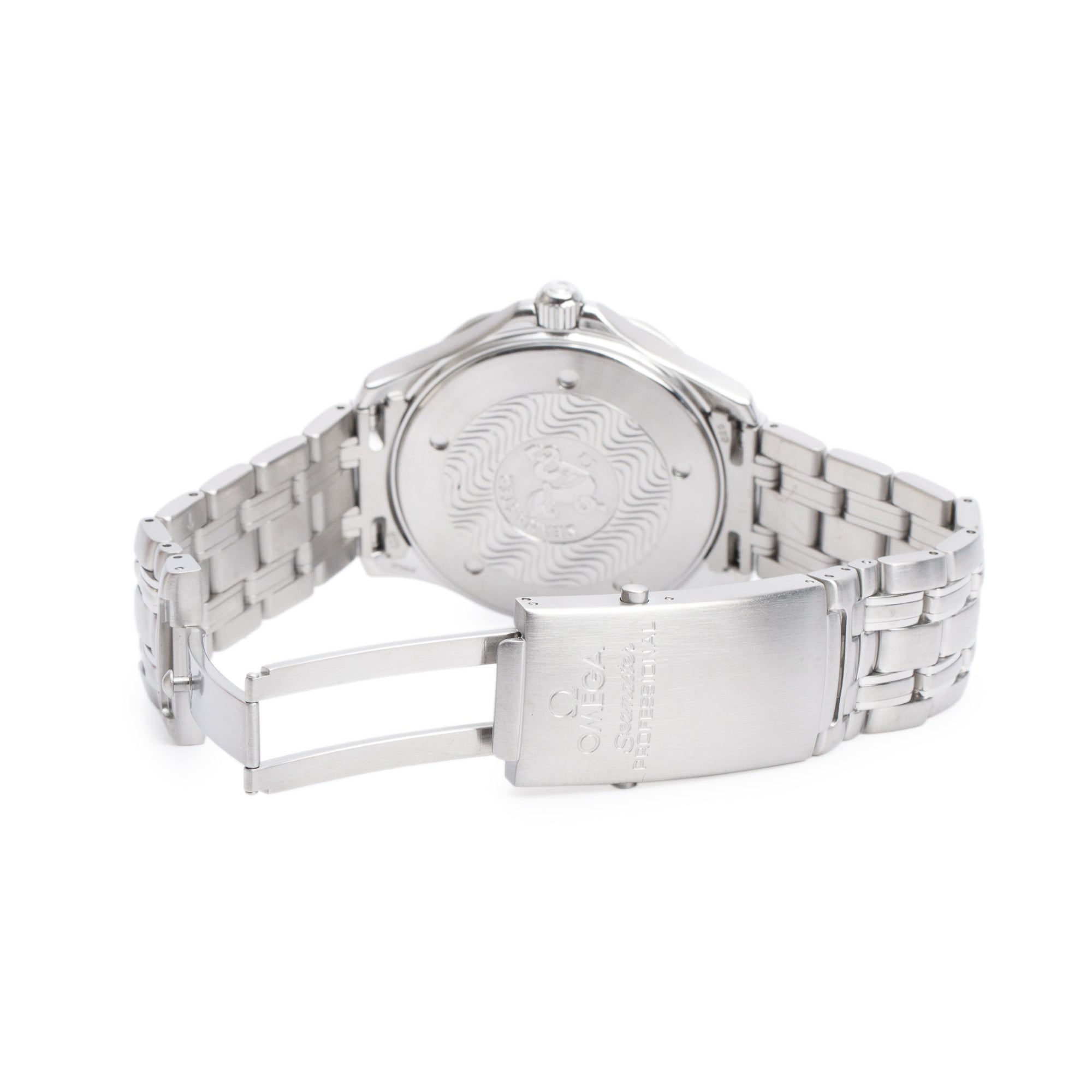 Omega Stainless Steel Seamaster Professional Diver 300M 41 MM Quartz Watch w/ Box & Service Papers