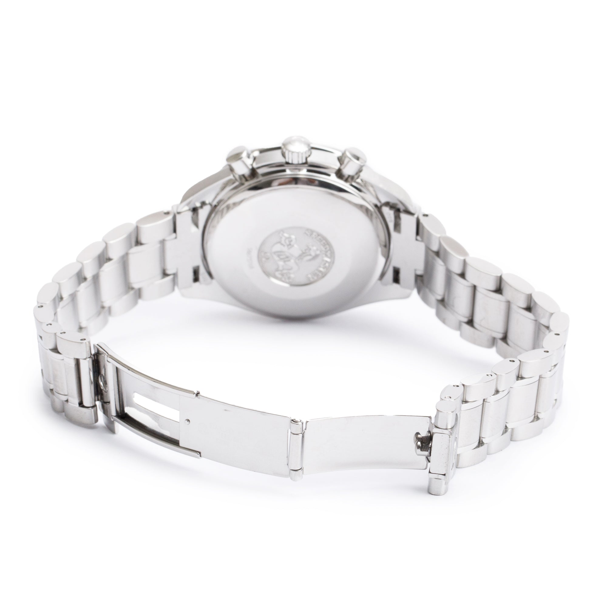 Omega Stainless Steel Speedmaster Date 39 MM Chronograph Automatic Watch