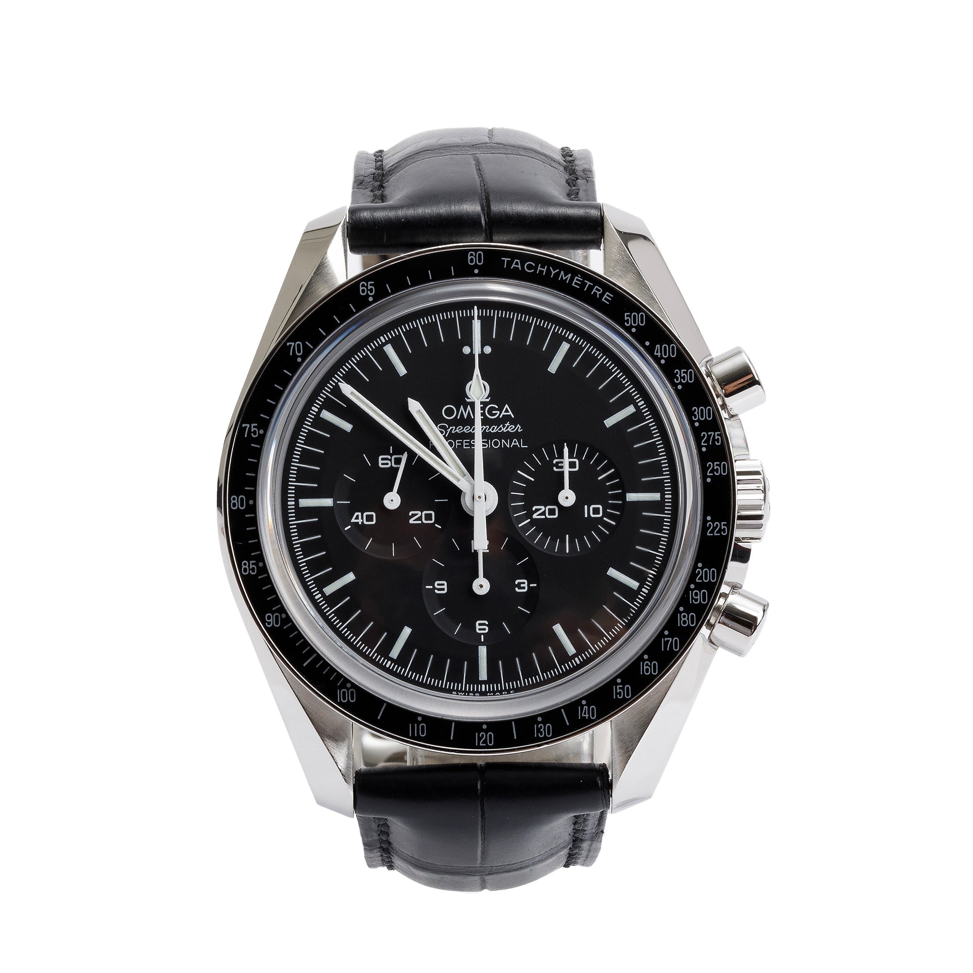 Omega Stainless Steel Speedmaster Professional 42 MM Chronograph MoonWatch w/ Papers