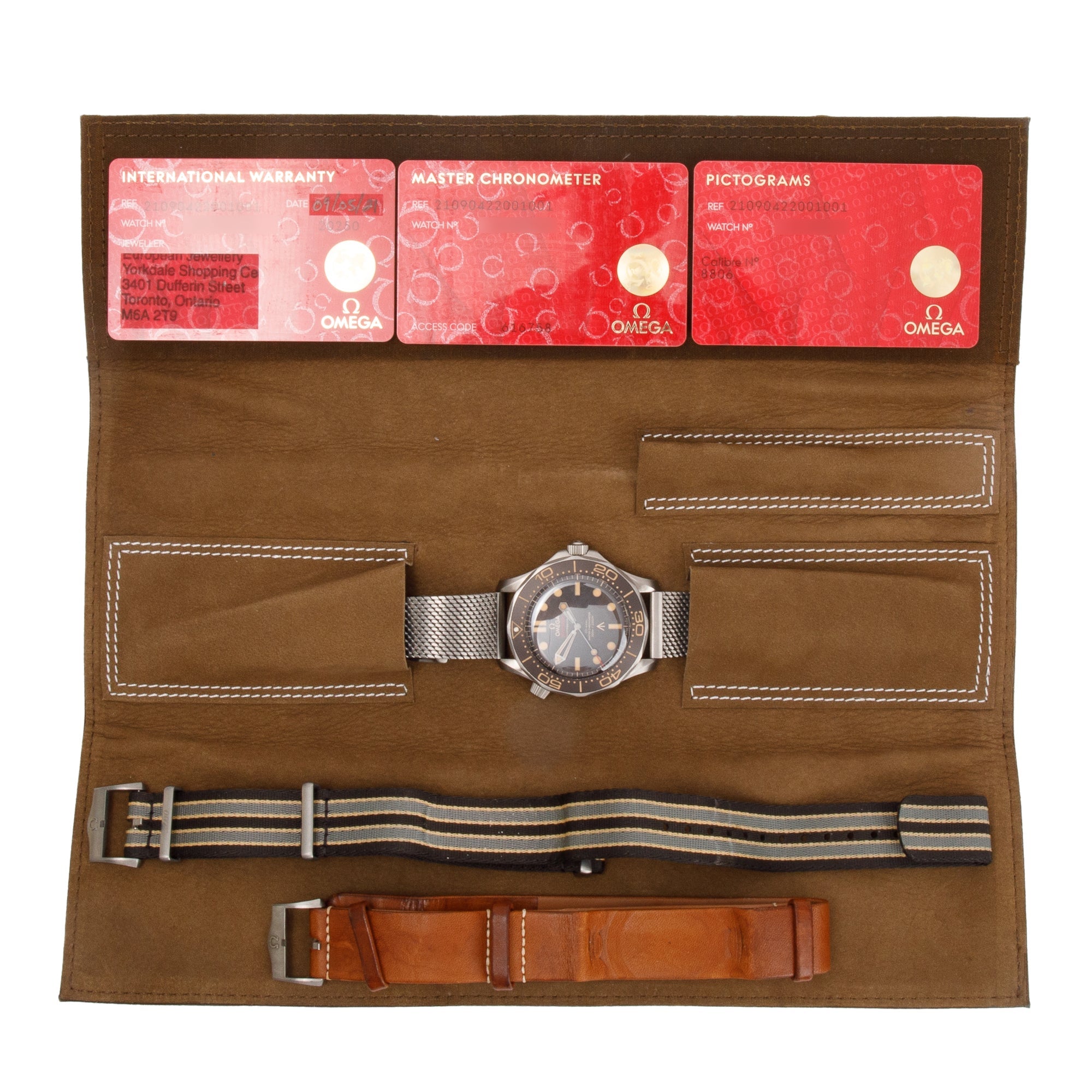 Omega Titanium 007 Editon Seamaster Diver 300M 42 MM Automatic Watch w/ Papers