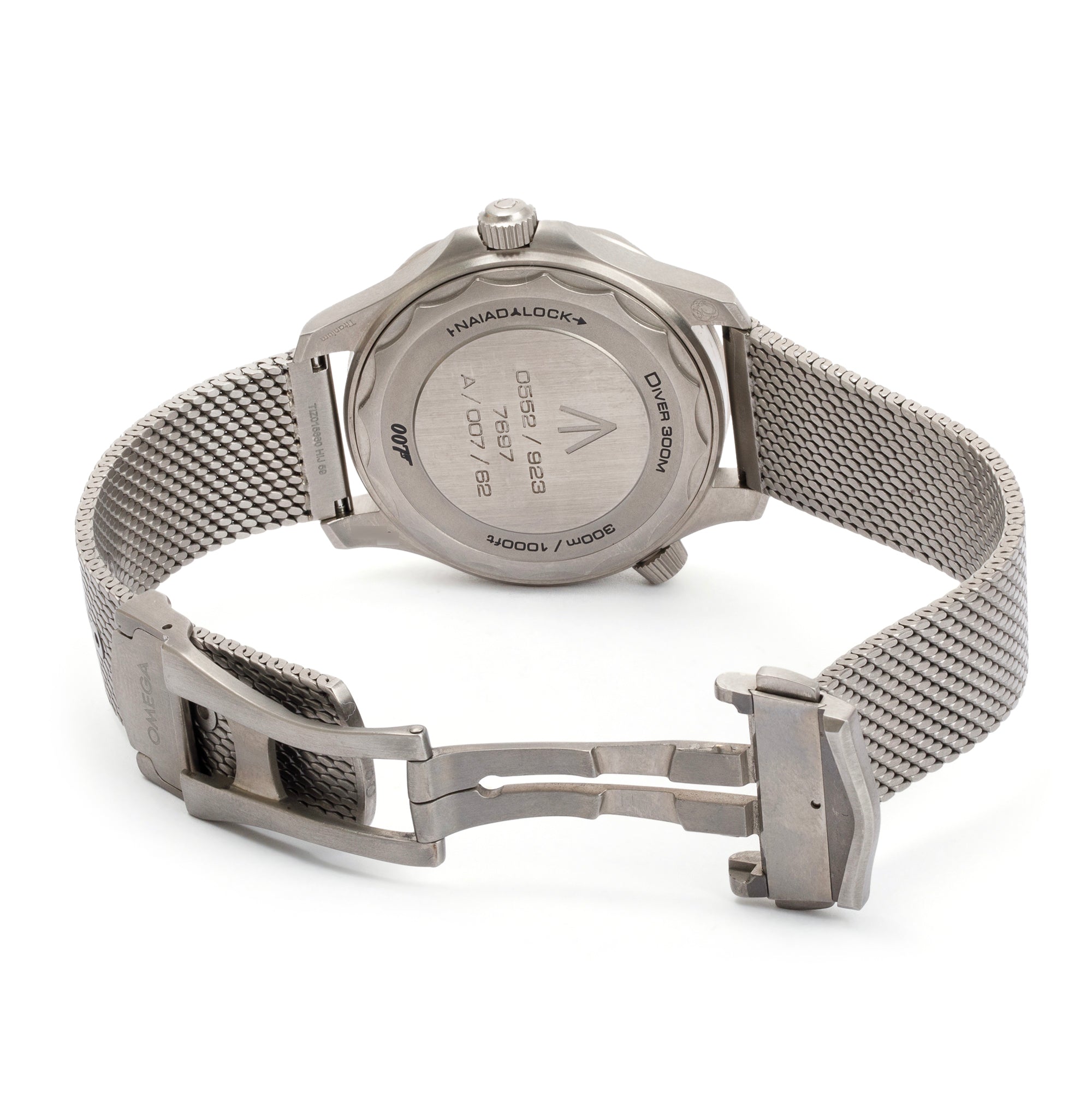 Omega Titanium 007 Editon Seamaster Diver 300M 42 MM Automatic Watch w/ Papers