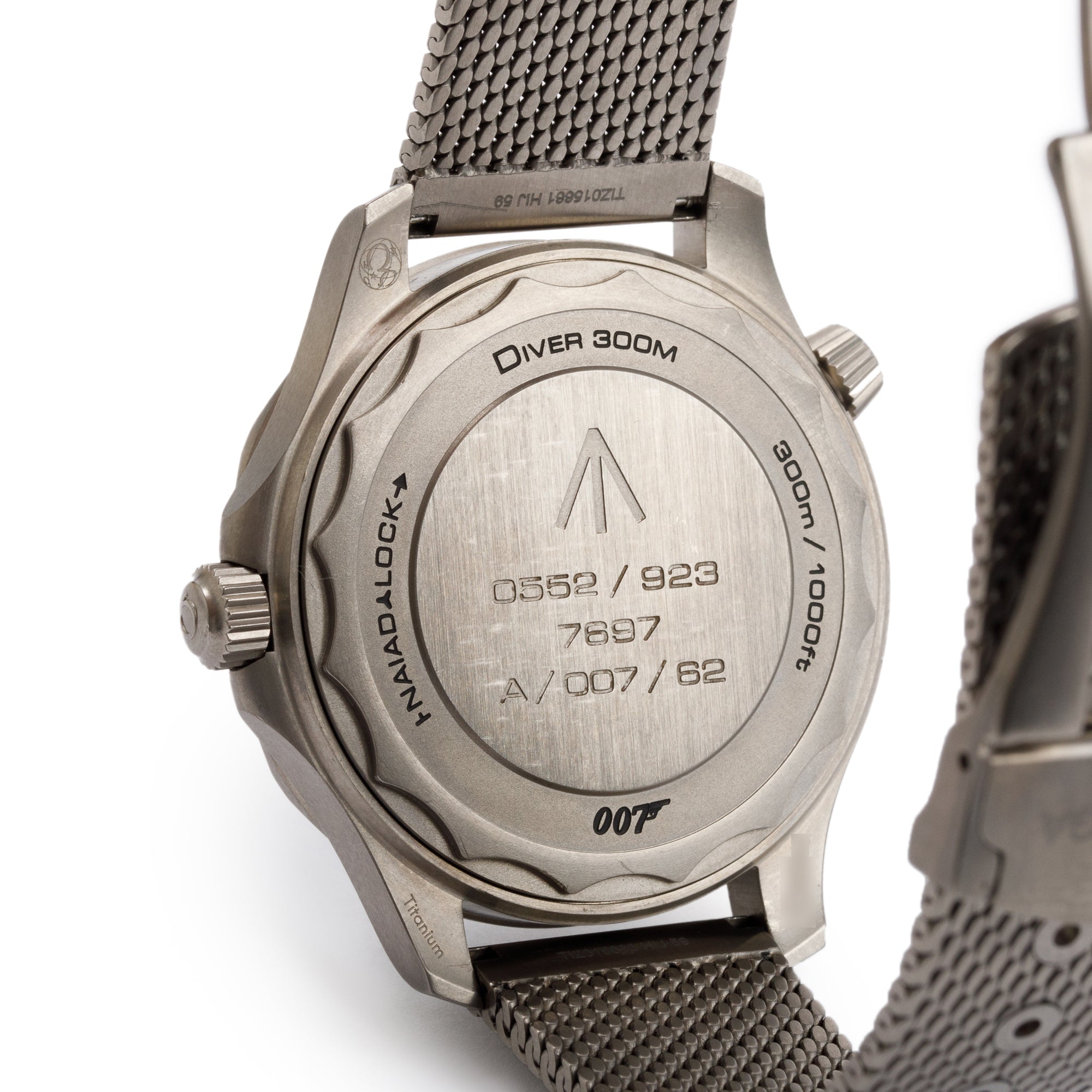 Omega Titanium 007 Editon Seamaster Diver 300M 42 MM Automatic Watch w/ Papers