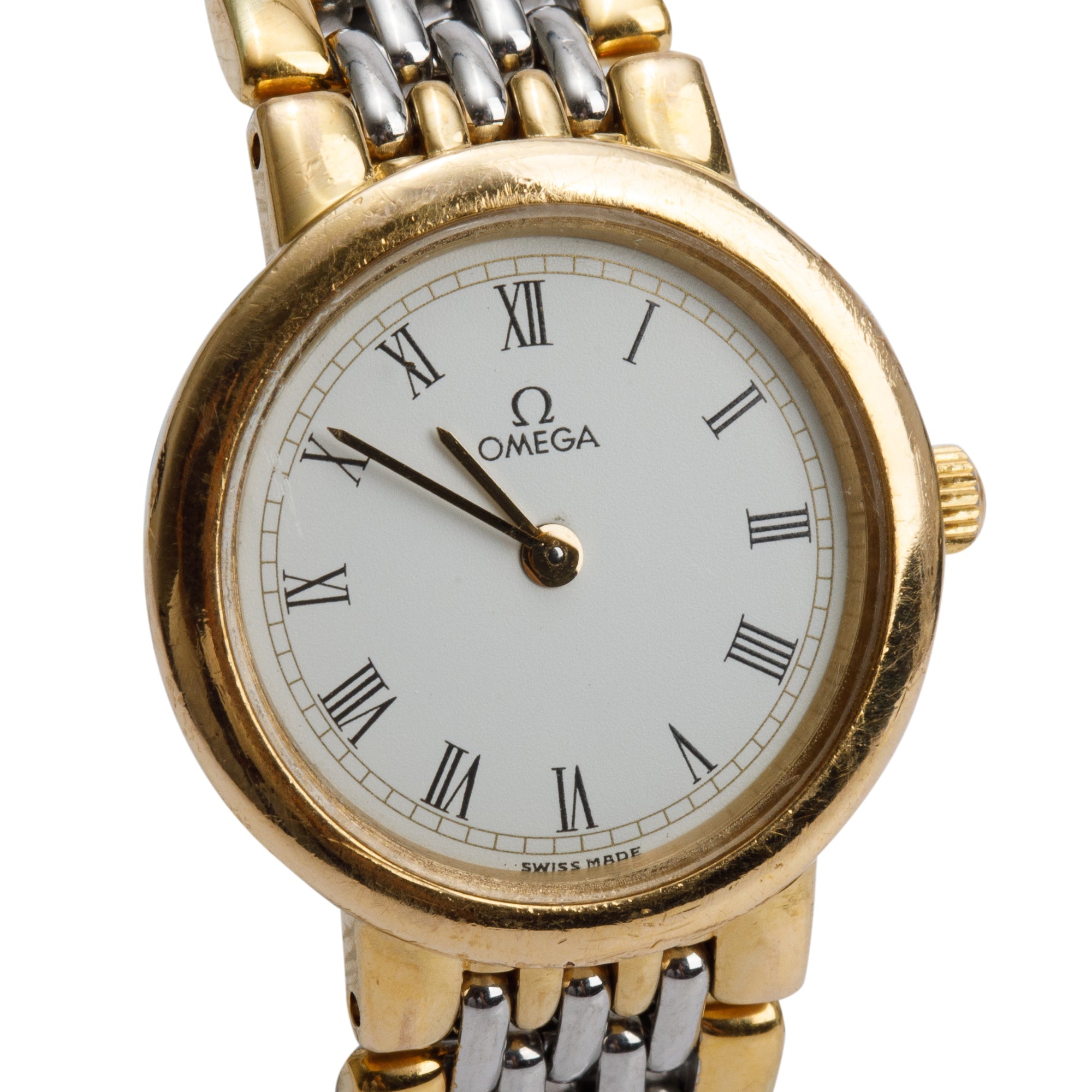 Omega Two-Tone Stainless Steel De Ville Ile de France 22 MM Watch