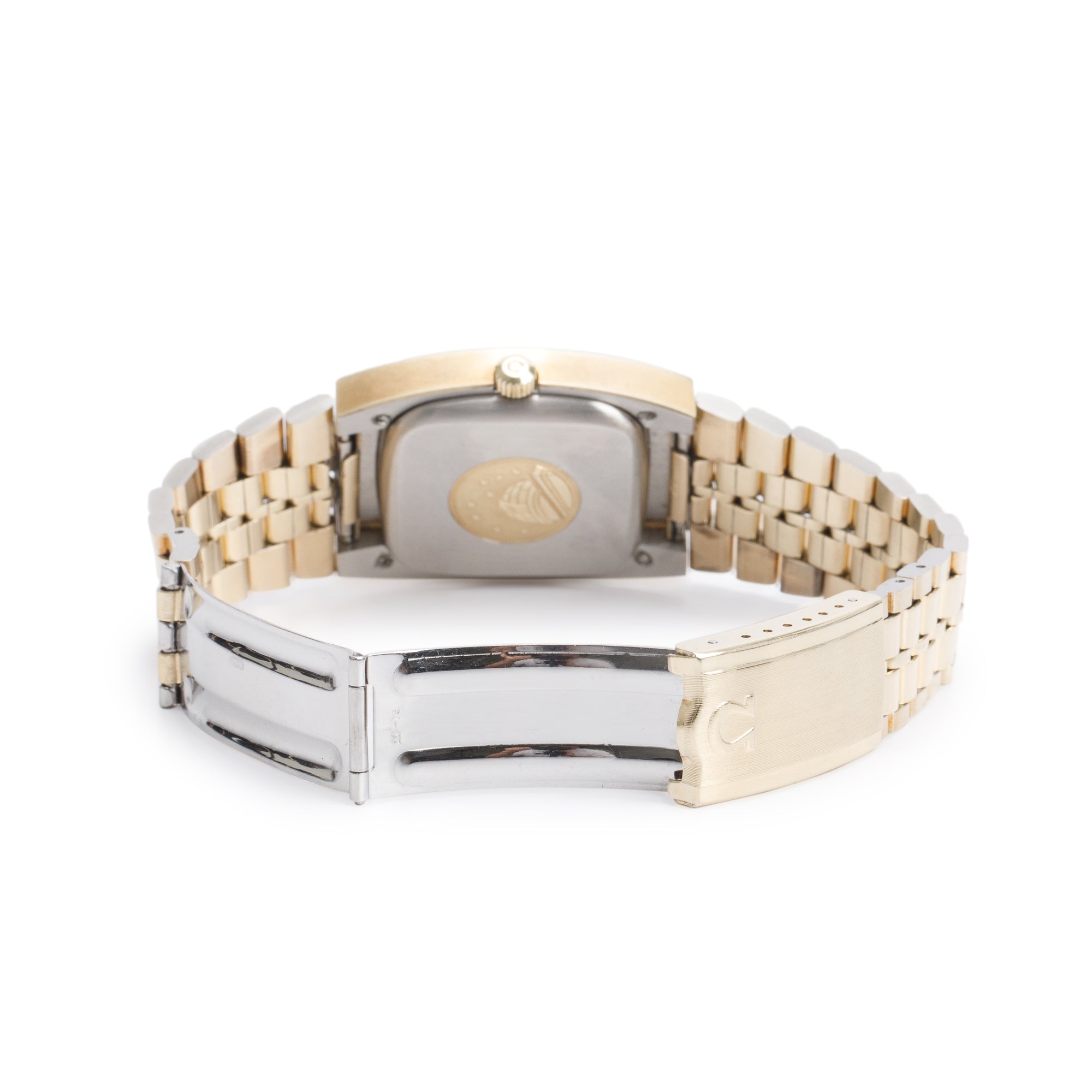 Omega Vintage 14k Gold-Plated Stainless Steel Constellation Chronometer Automatic Watch w/ Papers