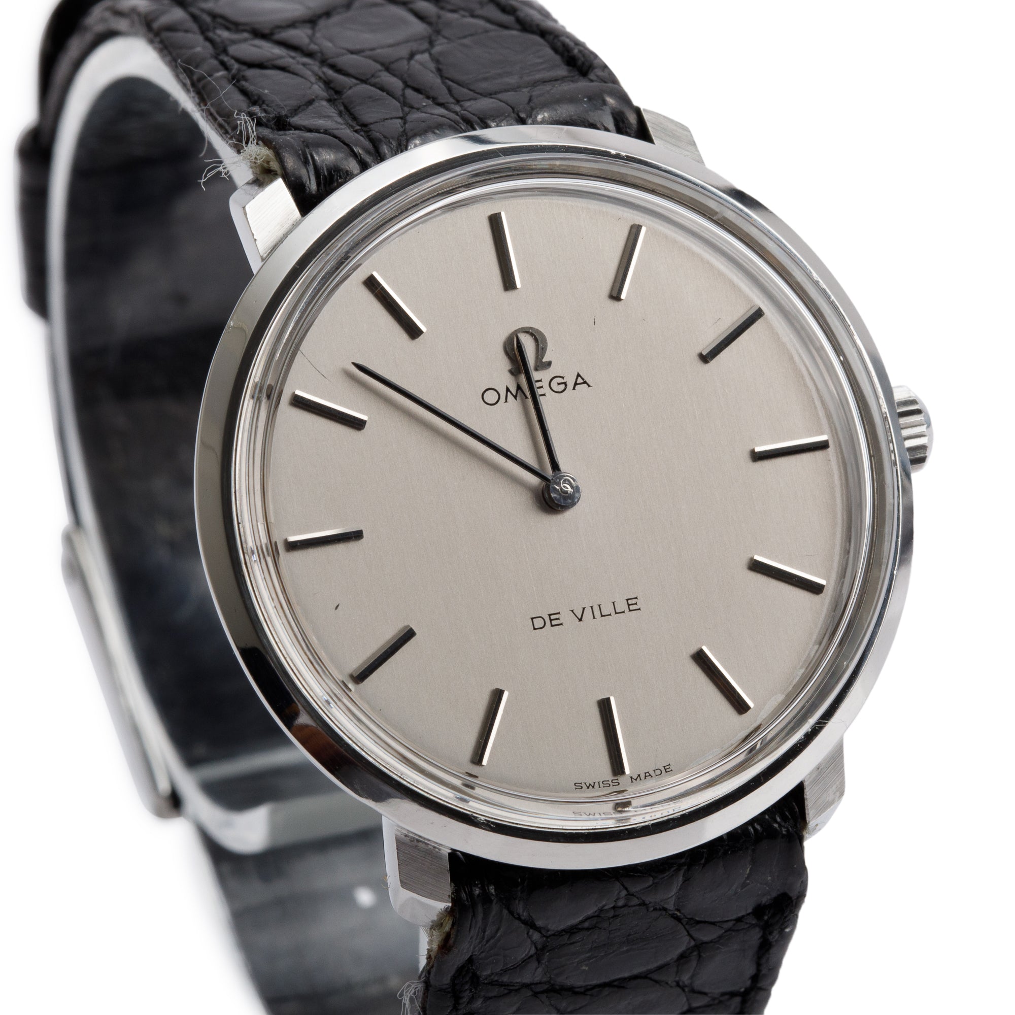 Omega Vintage Stainless Steel De Ville 33 MM Manual Wind Watch