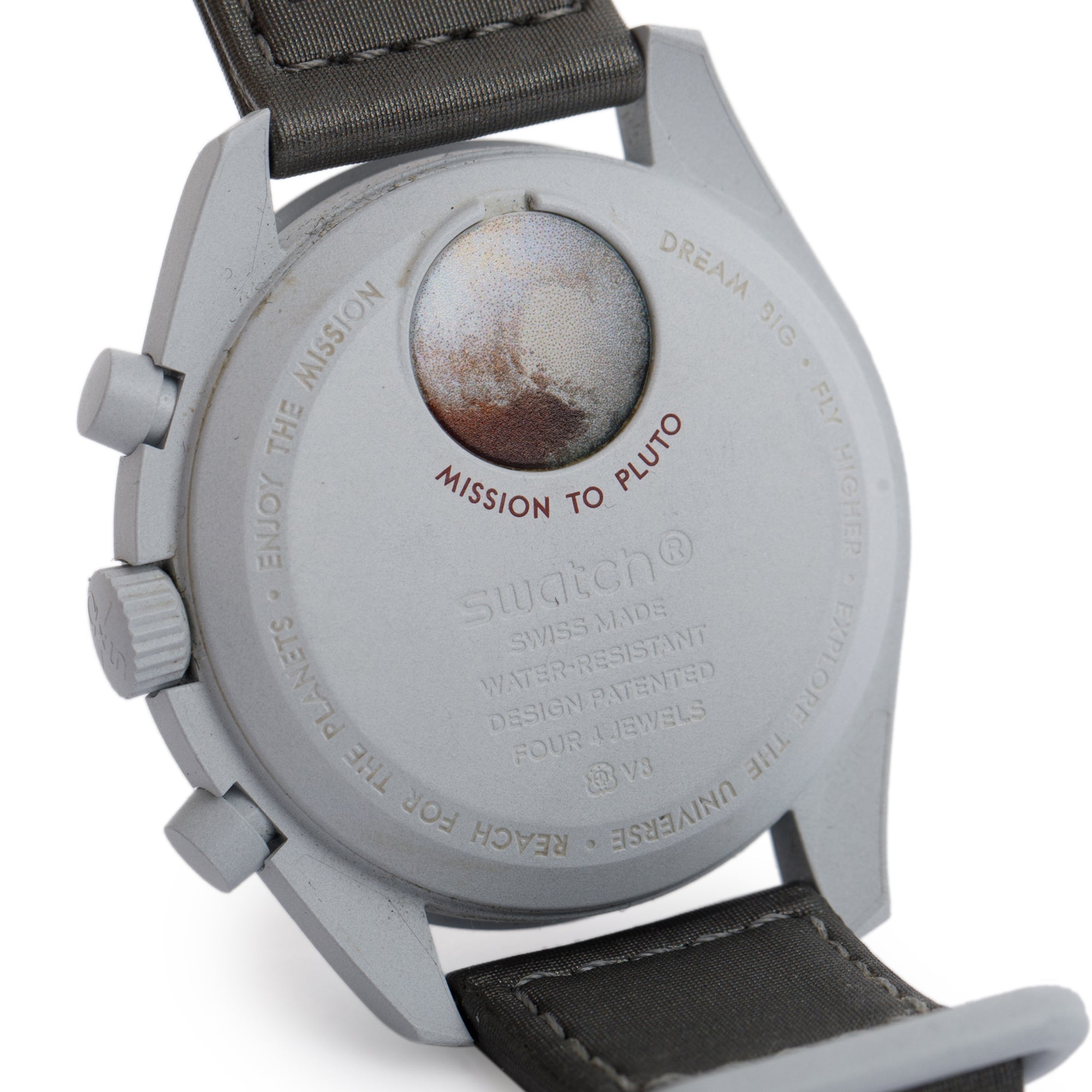 Omega X Swatch 2022 Bioceramic Mission to Pluto MoonSwatch w/ Box & Papers