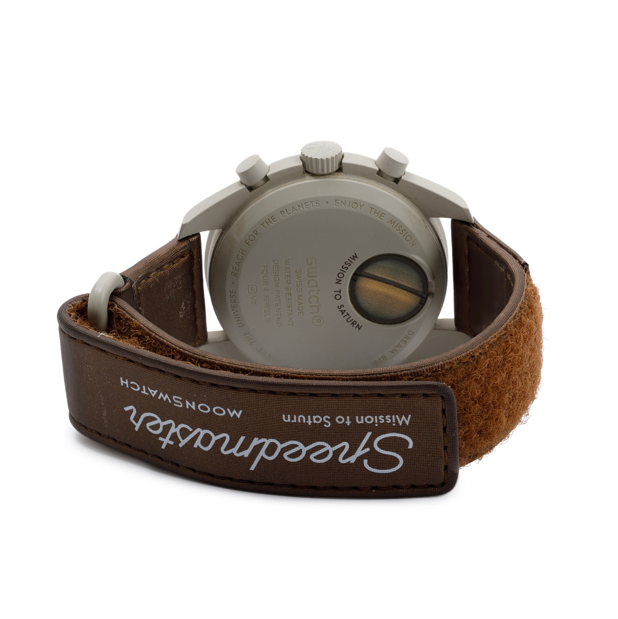 Omega X Swatch 2022 Bioceramic Mission to Saturn MoonSwatch w/ Box & Papers